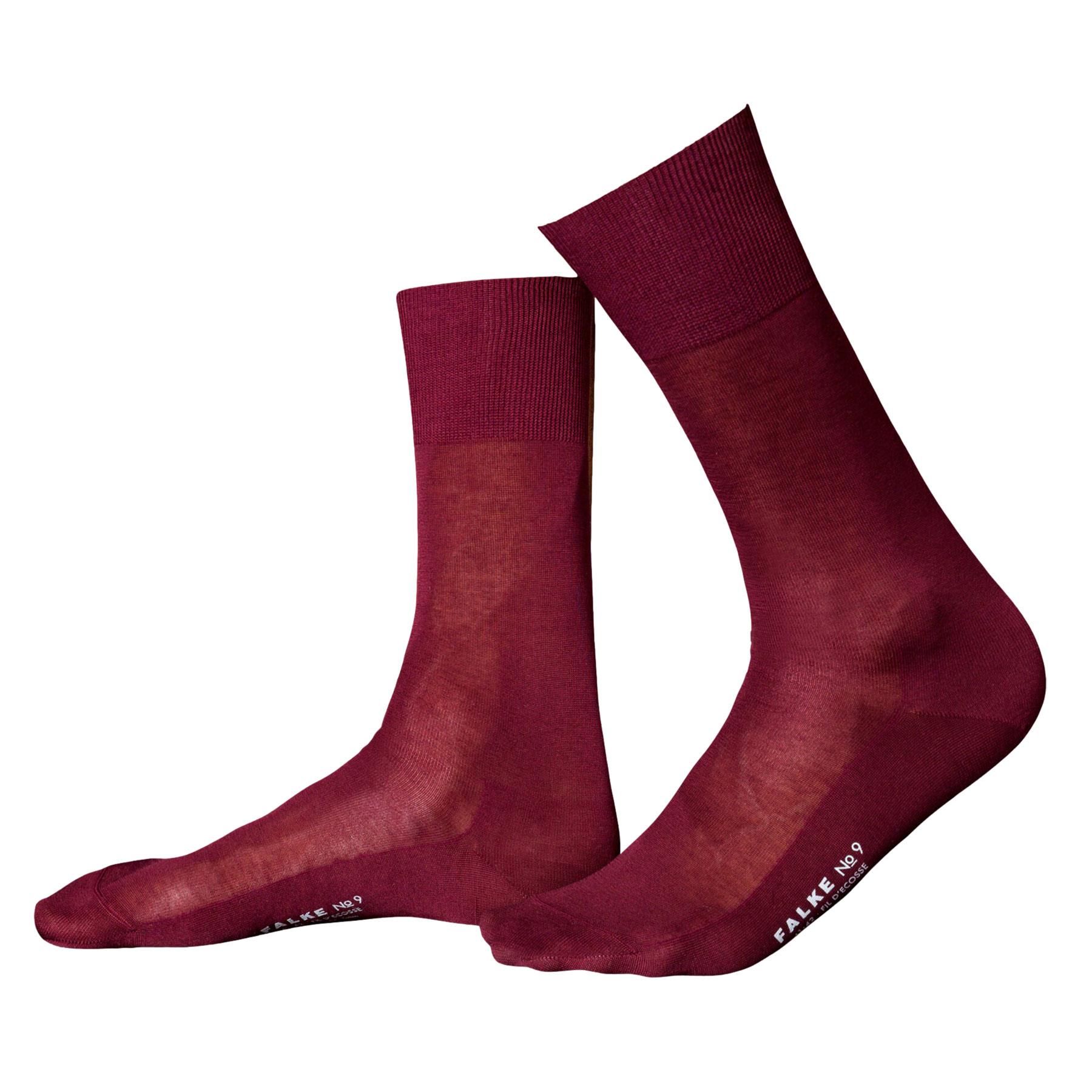 Falke No 9 Luxury Flat Knit Mens Cotton Socks - Picture 3 of 10