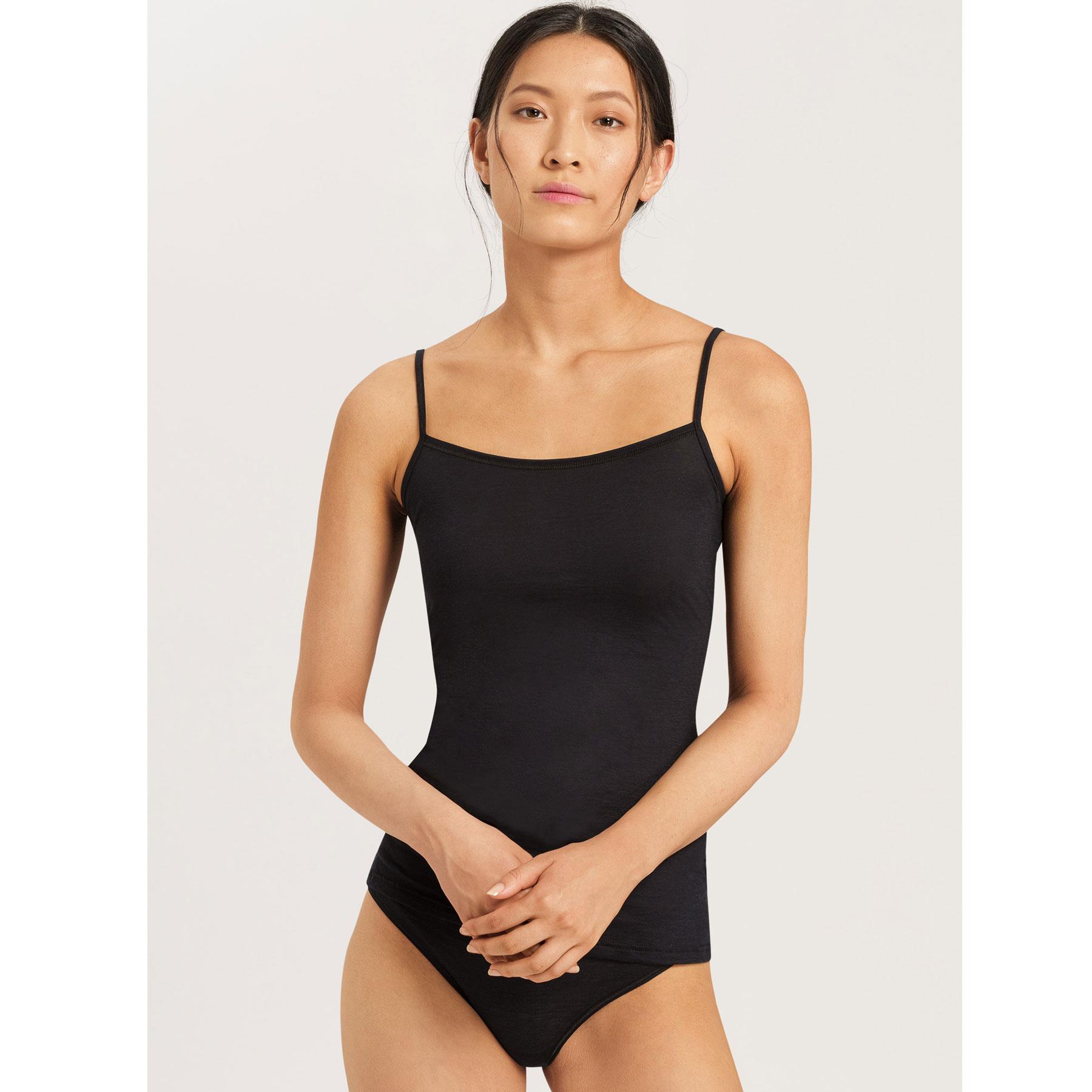 Top camisola de algodón espagueti ultraligero Hanro - Mujer - Imagen 3 de 5