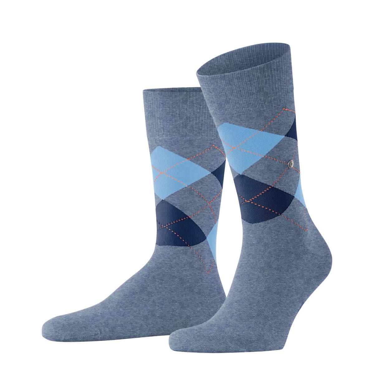 Burlington halbhohe Argyle King-Socken aus Bio-Baumwolle - Herren - Bild 7 von 7