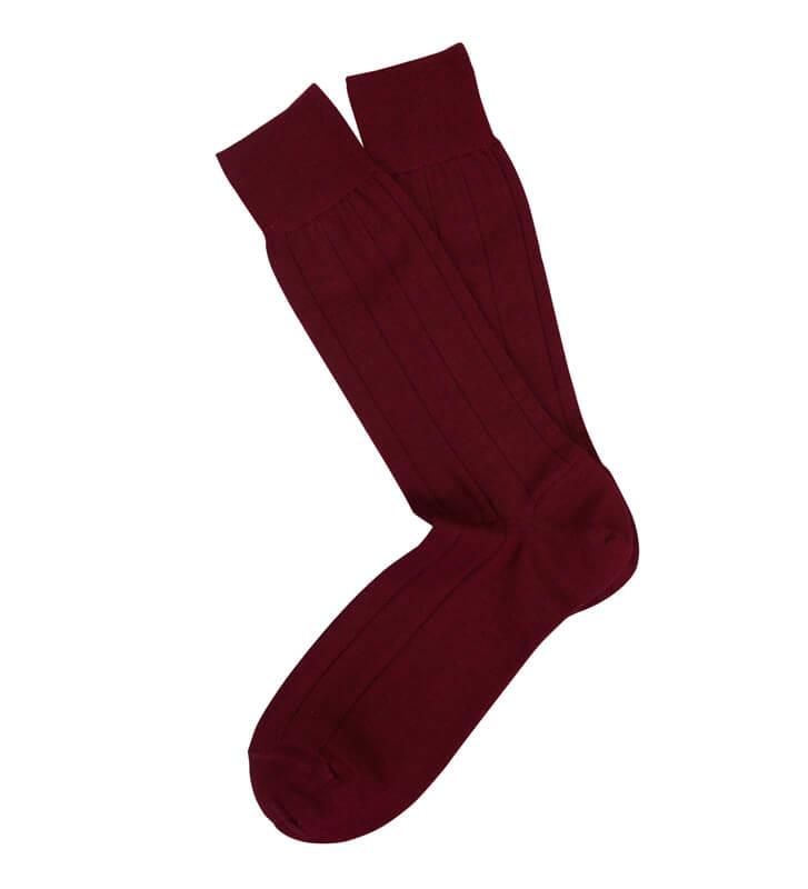 Marcoliani Italian Cashmere & Silk Ribbed Mens Socks - Picture 6 of 7