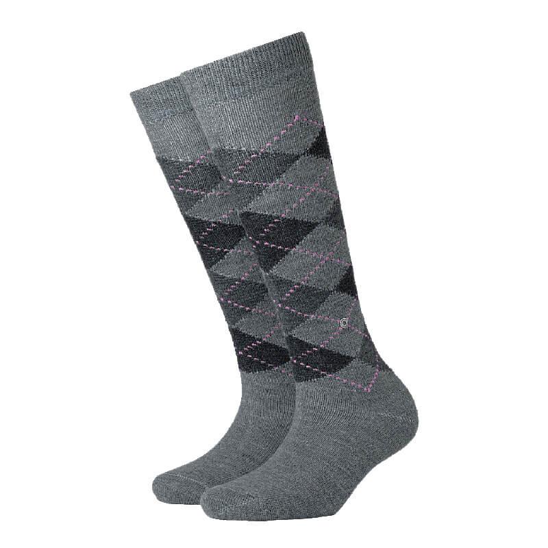 Burlington Whitby Knee High Argyle Extra Soft Acrylic Socks - Women's - Picture 6 of 9