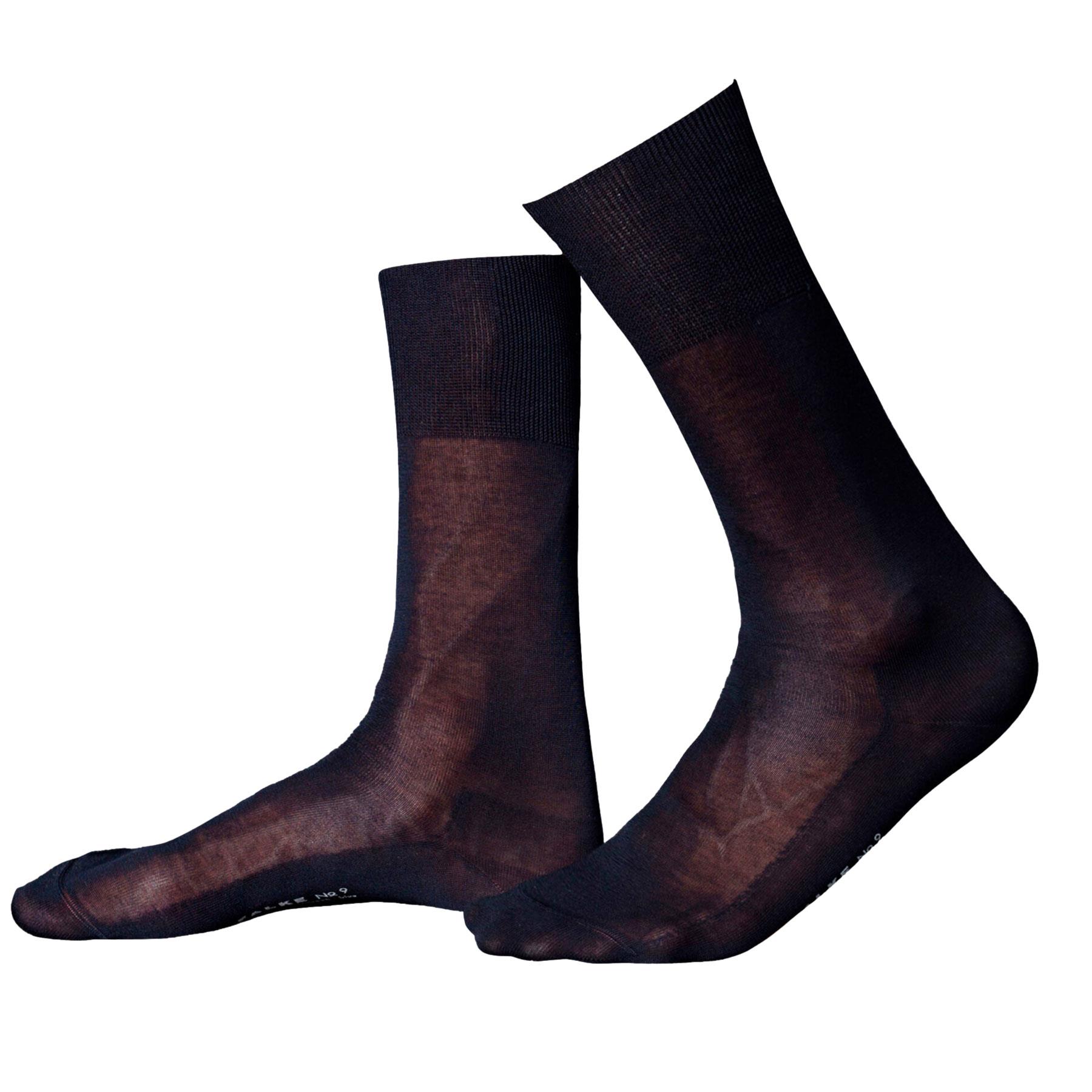 Falke No 9 Luxury Flat Knit Mens Cotton Socks - Picture 7 of 10