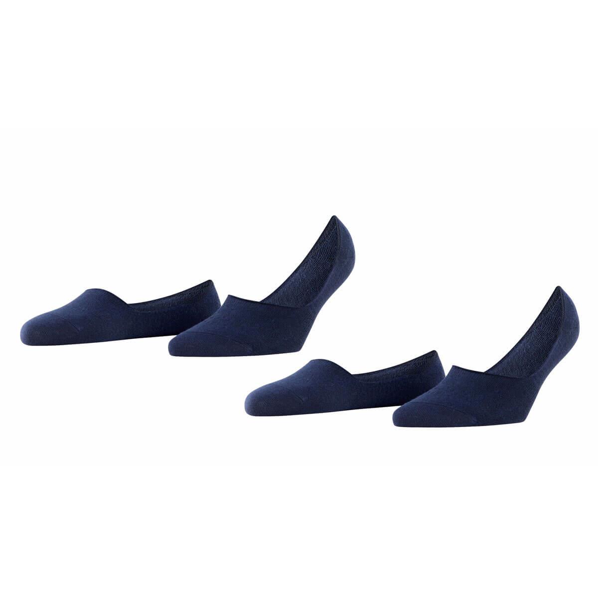 Burlington Everyday Cotton Line Footlet Invisible Socks - 2 Pack - Women - Picture 5 of 6
