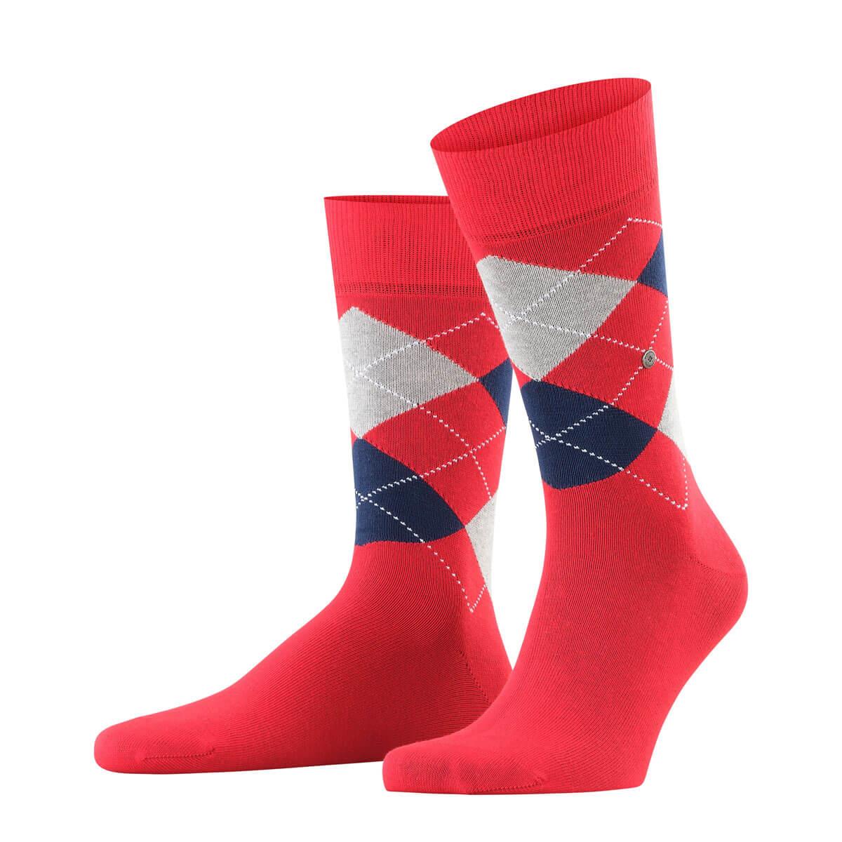 Burlington halbhohe Argyle King-Socken aus Bio-Baumwolle - Herren - Bild 6 von 7