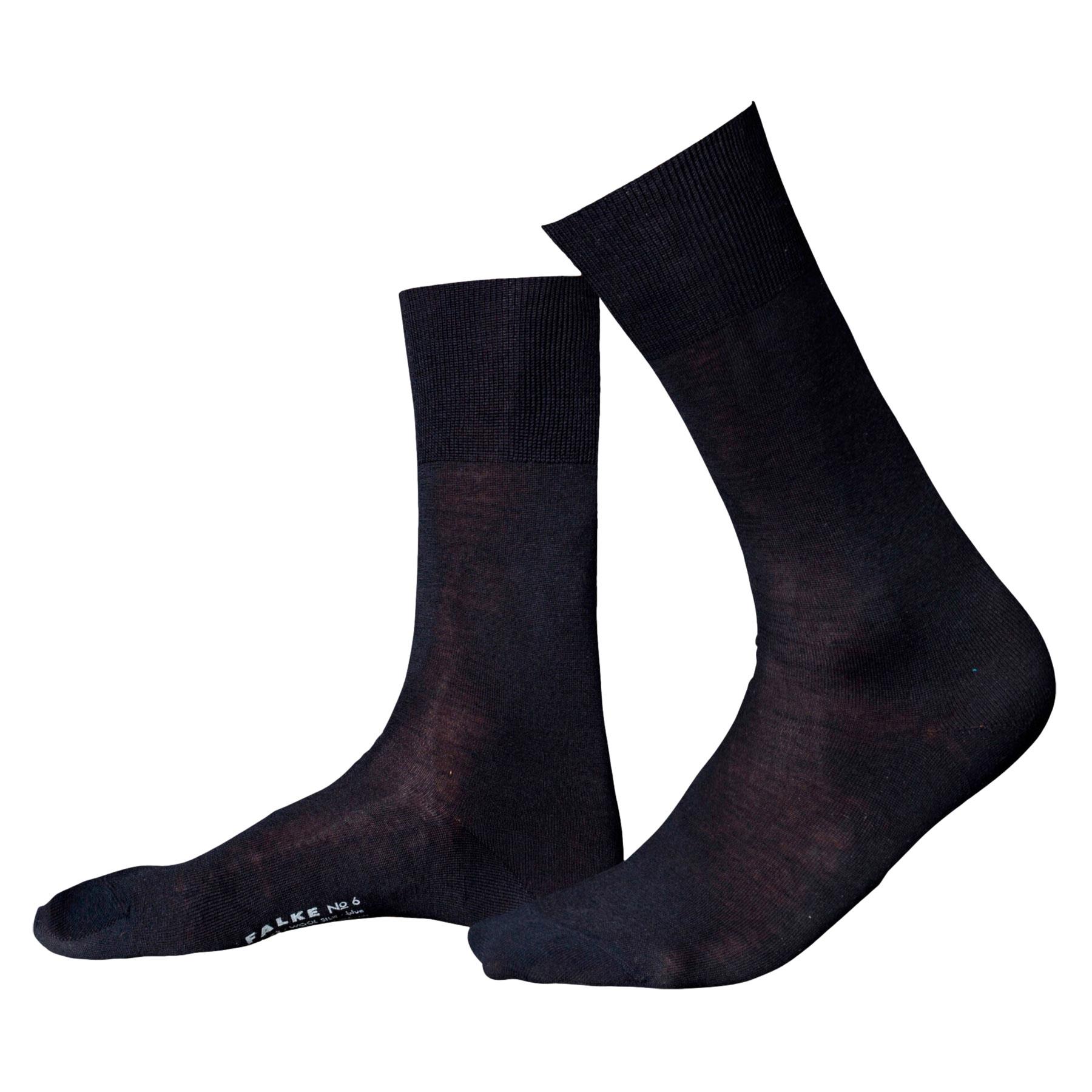 Falke No 6 Finest Wool & Silk Luxury Mens Socks - Picture 6 of 8