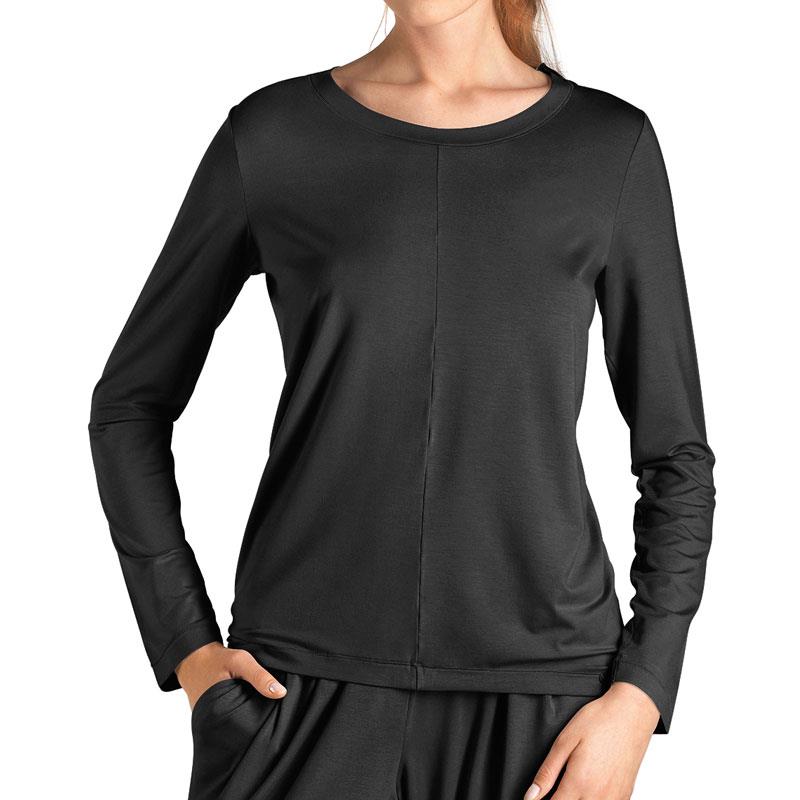 Camisa Top Hanro Yoga Manga Larga - Para Mujer - Imagen 2 de 2