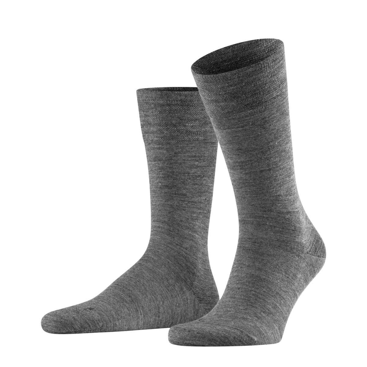 Falke Berlin Sensitive Non Constricting Soft Top Mens Merino Wool Socks - Picture 9 of 13