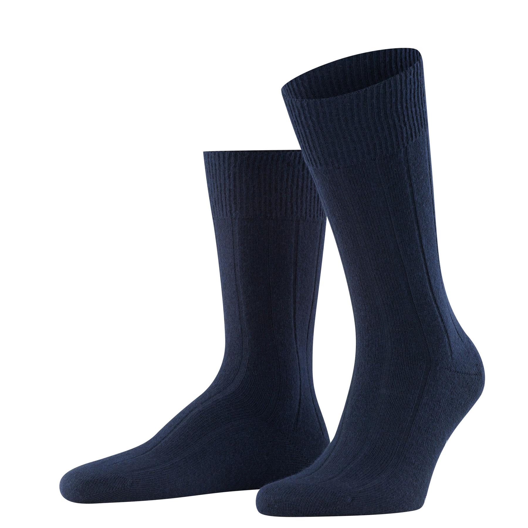 Calze Falke Lhasa Rib misto lana merino e cashmere fine - Uomo - Foto 6 di 12