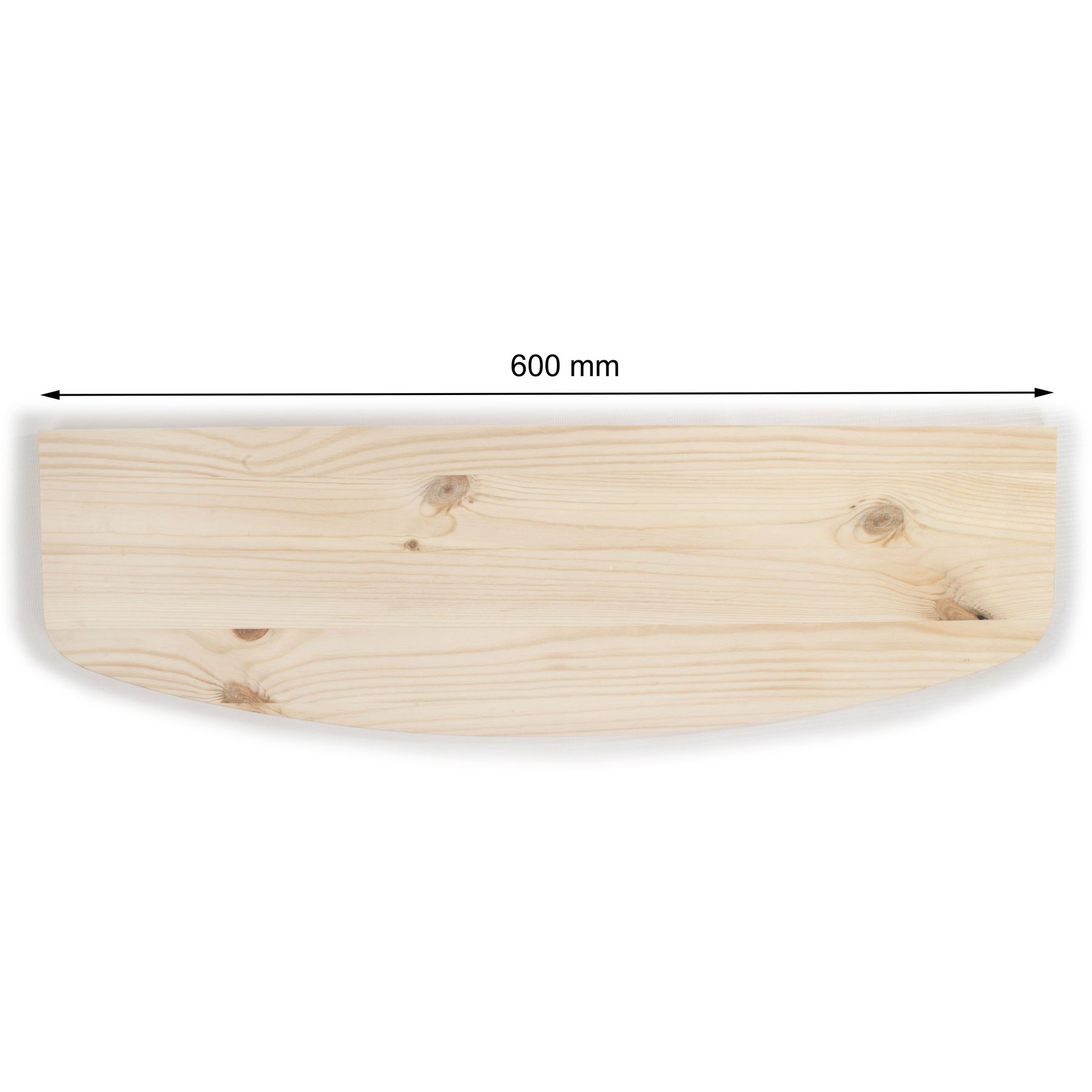 Natural Pine Wooden Floating Shelf Shelves / 5 Sizes / Wall Mounted Storage Rack - Picture 19 of 47
