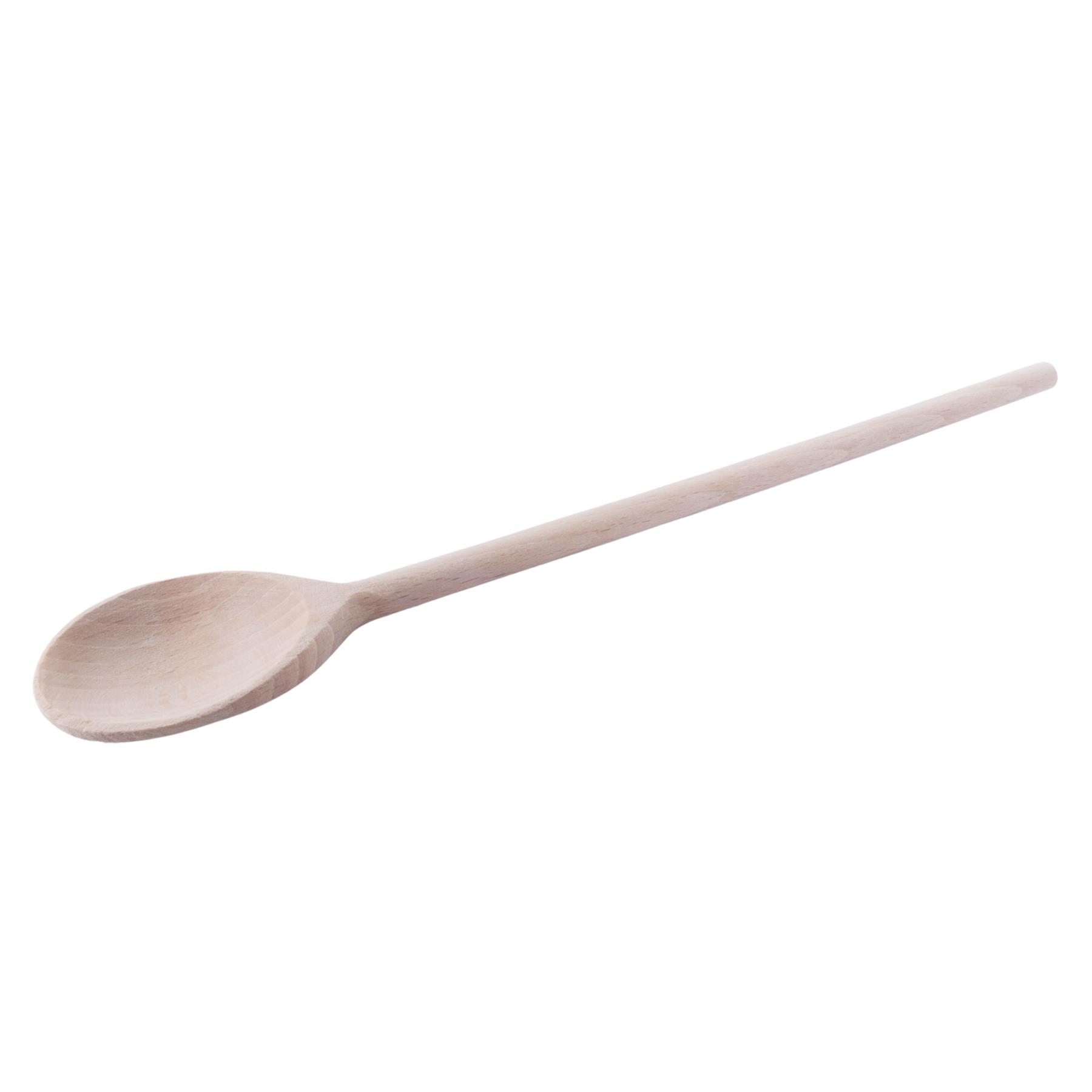 Long Narrow Wooden Spoon 29cm (11") Beechwood Non-Stick Cooking Kitchen Turner - Picture 11 of 40