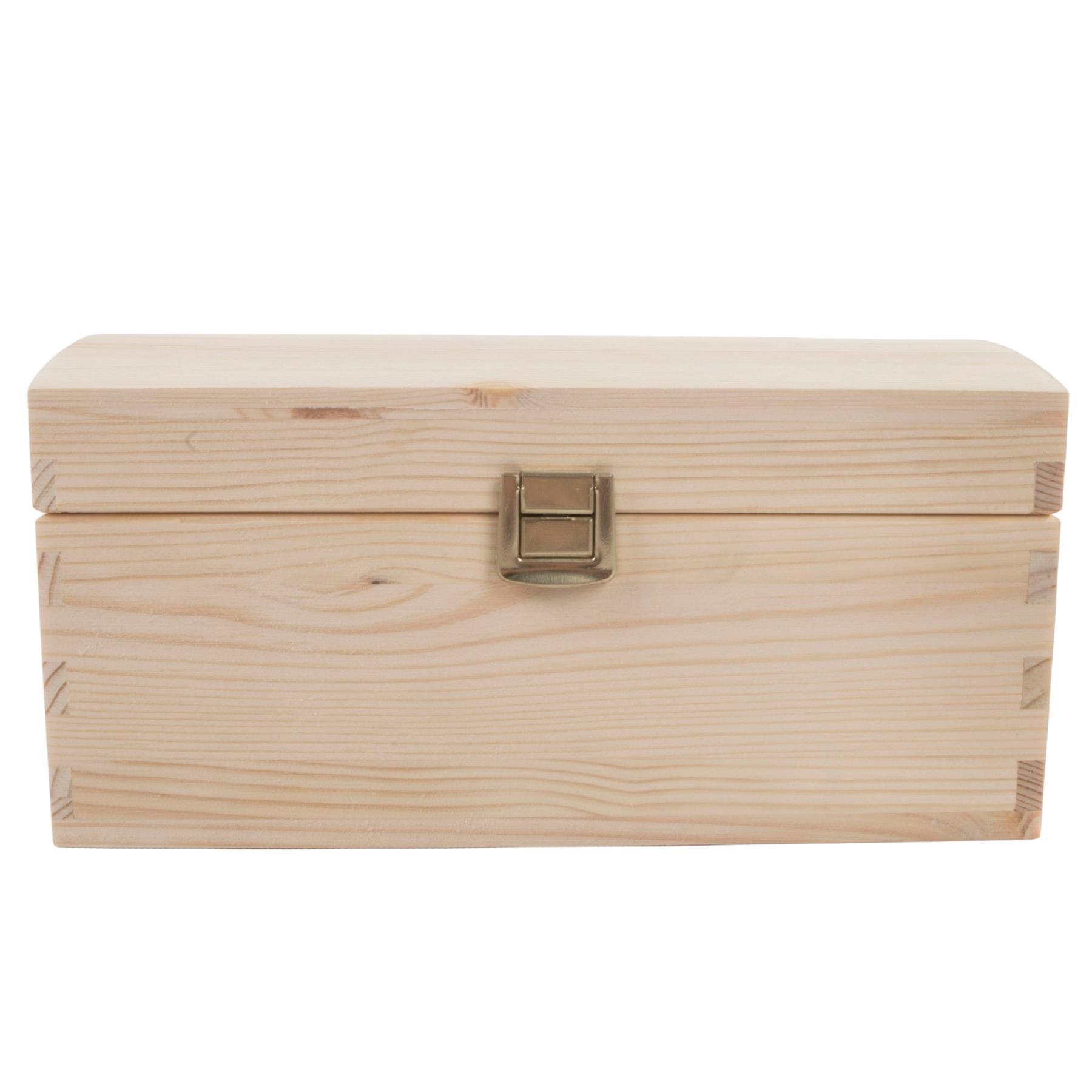 Wooden Storage Boxes / 5 Sizes / Treasure Chest Keepsake Trinket Memory Souvenir - Picture 9 of 70