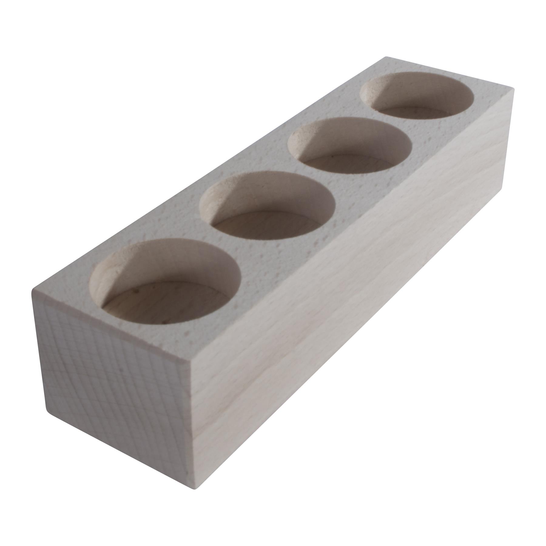 Wooden Tea Light Candle Holder | Craft Decorative Pine| Double Triple Quadruple - Picture 31 of 36