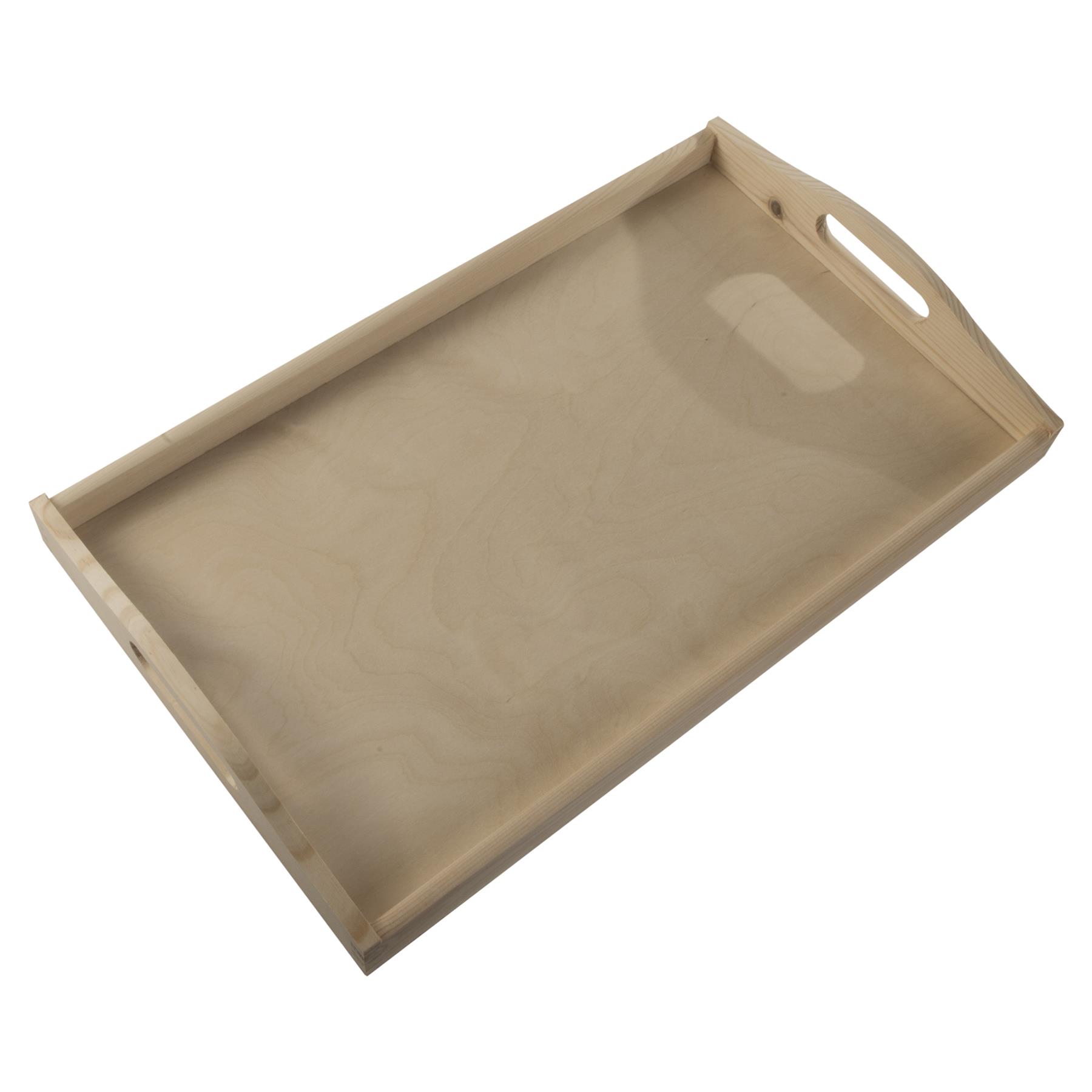 Decorative Serving Trays | Plain Pinewood | Tea Coffee Milk Breakfast Parties - Picture 116 of 144