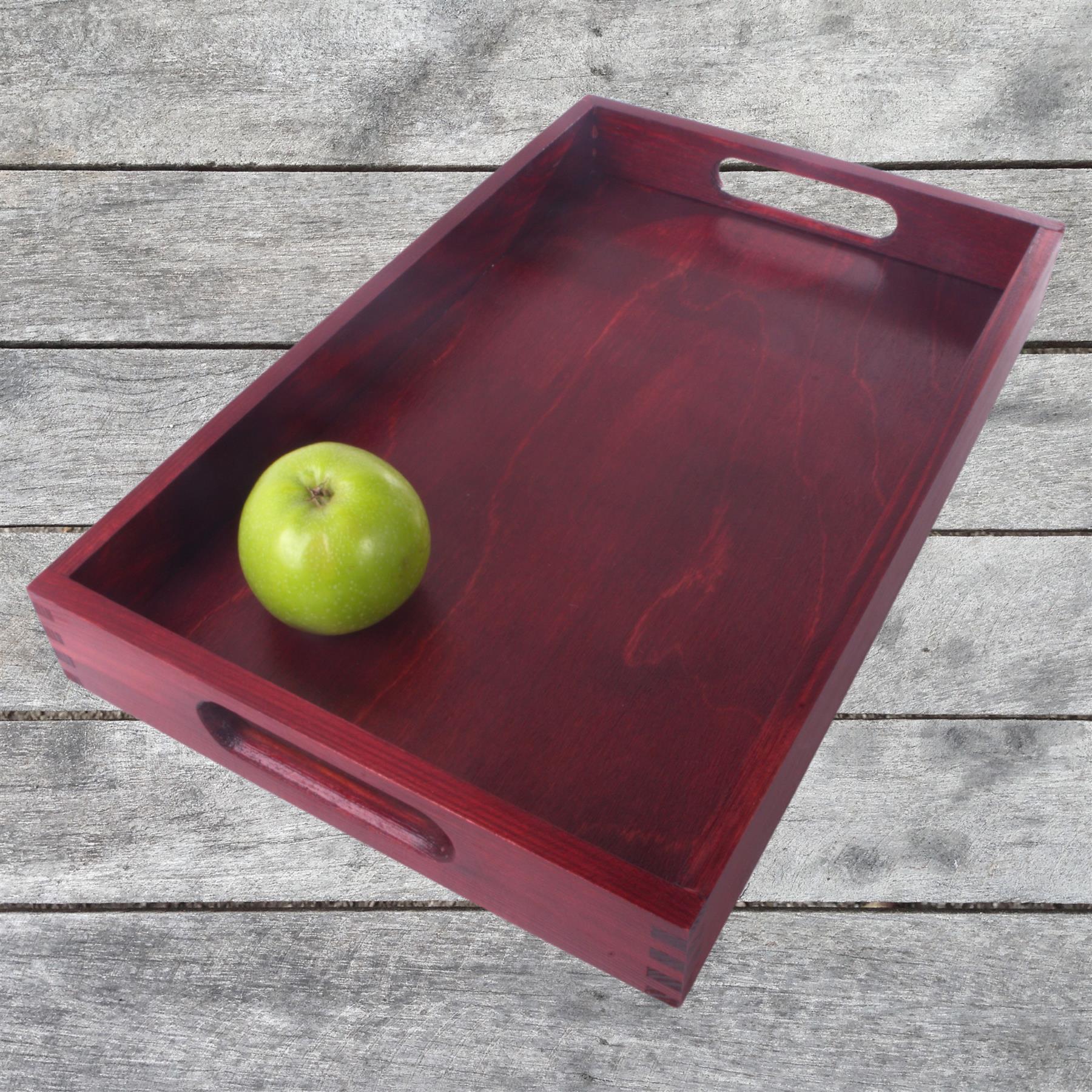 Wooden Serving Trays | Various Colours & Sizes | Hand-stained Breakfast Platters - Picture 30 of 123