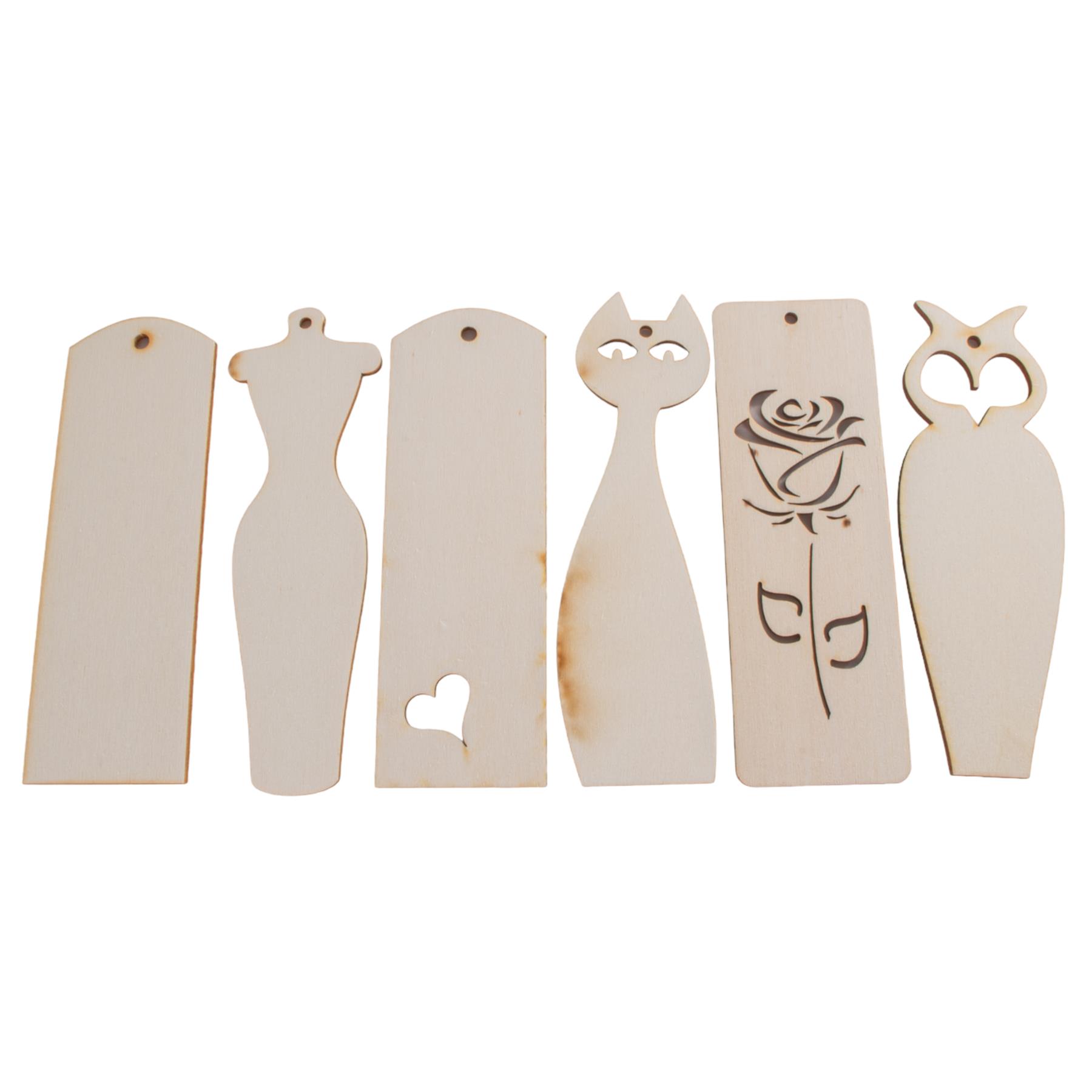 Wooden Bookmarks 7 Shapes - Picture 17 of 19