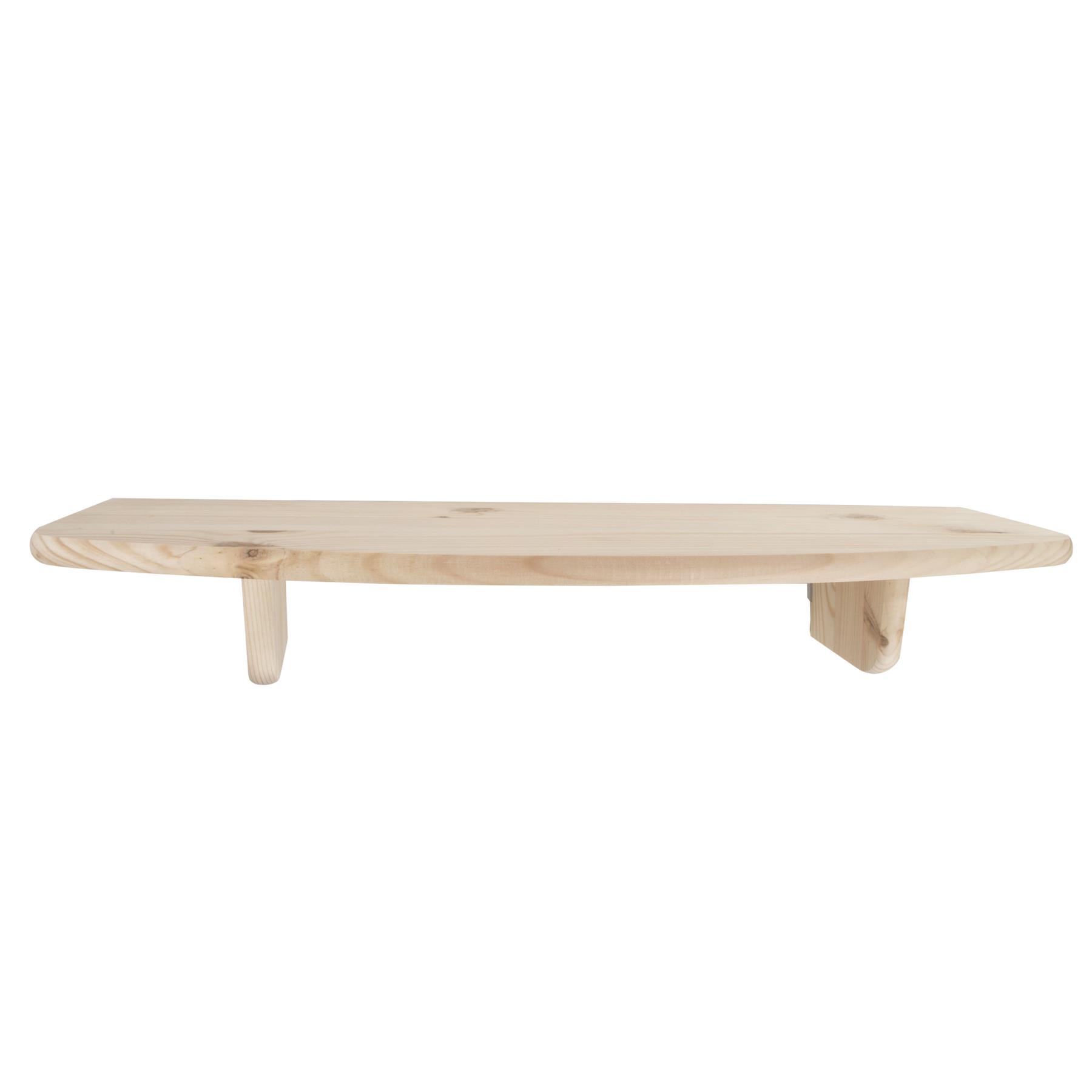 Natural Pine Wooden Floating Shelf Shelves / 5 Sizes / Wall Mounted Storage Rack - Picture 20 of 47