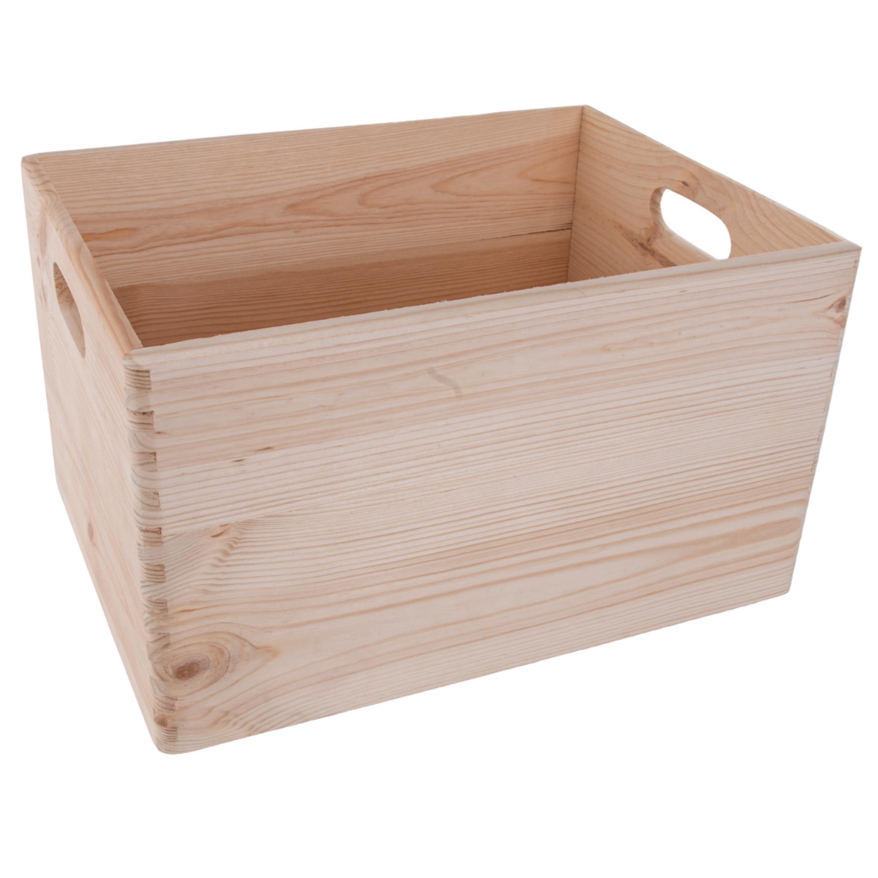 Wooden Crates | Plain Decorative Pine Underbed Storage Boxes Shelves Containers - Picture 51 of 66