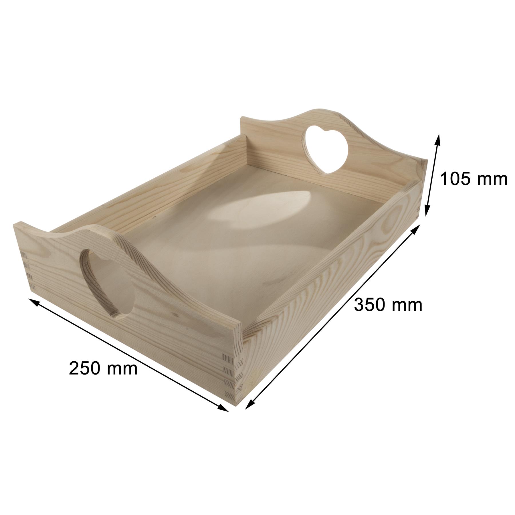 Decorative Serving Trays | Plain Pinewood | Tea Coffee Milk Breakfast Parties - Picture 60 of 144