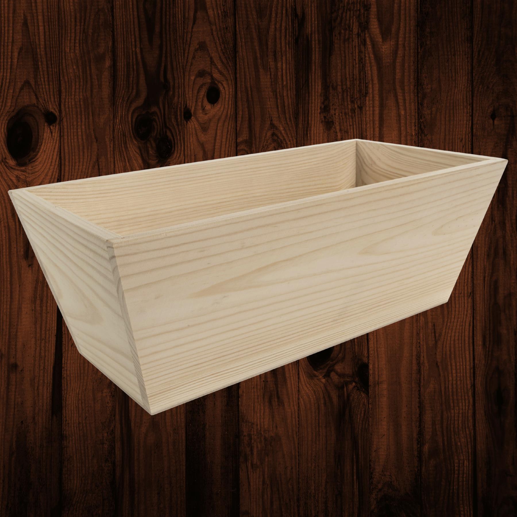 Wooden Indoor Plant Pots Vintage Style Decorative Planter Boxes for Art Craft - Picture 27 of 35