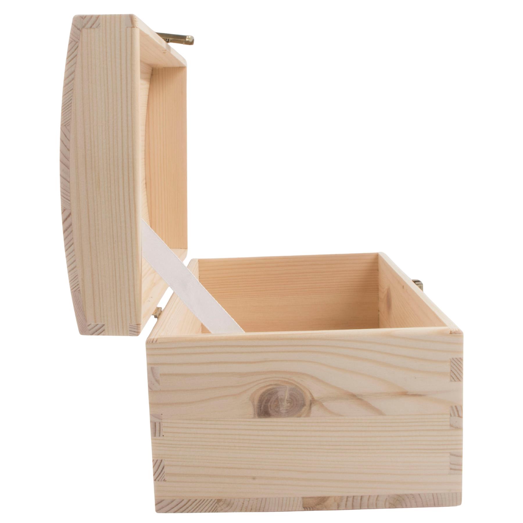 Wooden Storage Boxes / 5 Sizes / Treasure Chest Keepsake Trinket Memory Souvenir - Picture 19 of 70