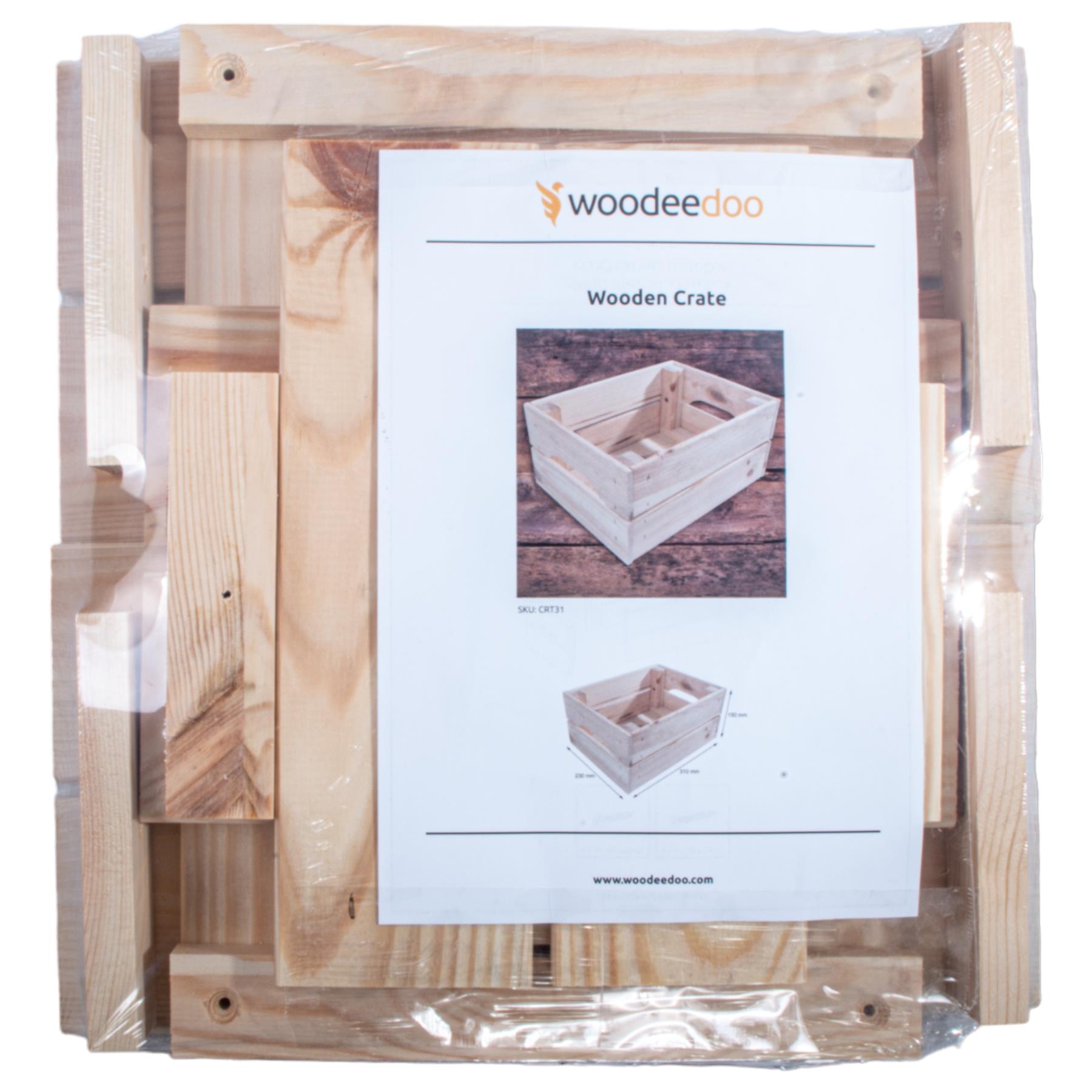 Wooden Crates Storage Boxes /2 Sizes/ Plain Unpainted Pinewood To Decorate Craft - Picture 39 of 40