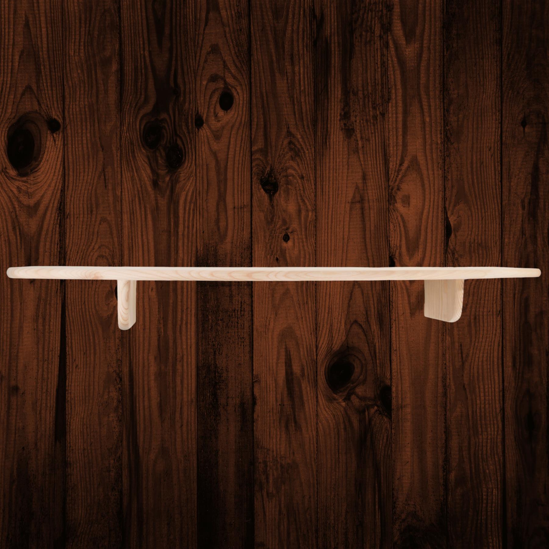 Natural Pine Wooden Floating Shelf Shelves / 5 Sizes / Wall Mounted Storage Rack - Picture 34 of 47
