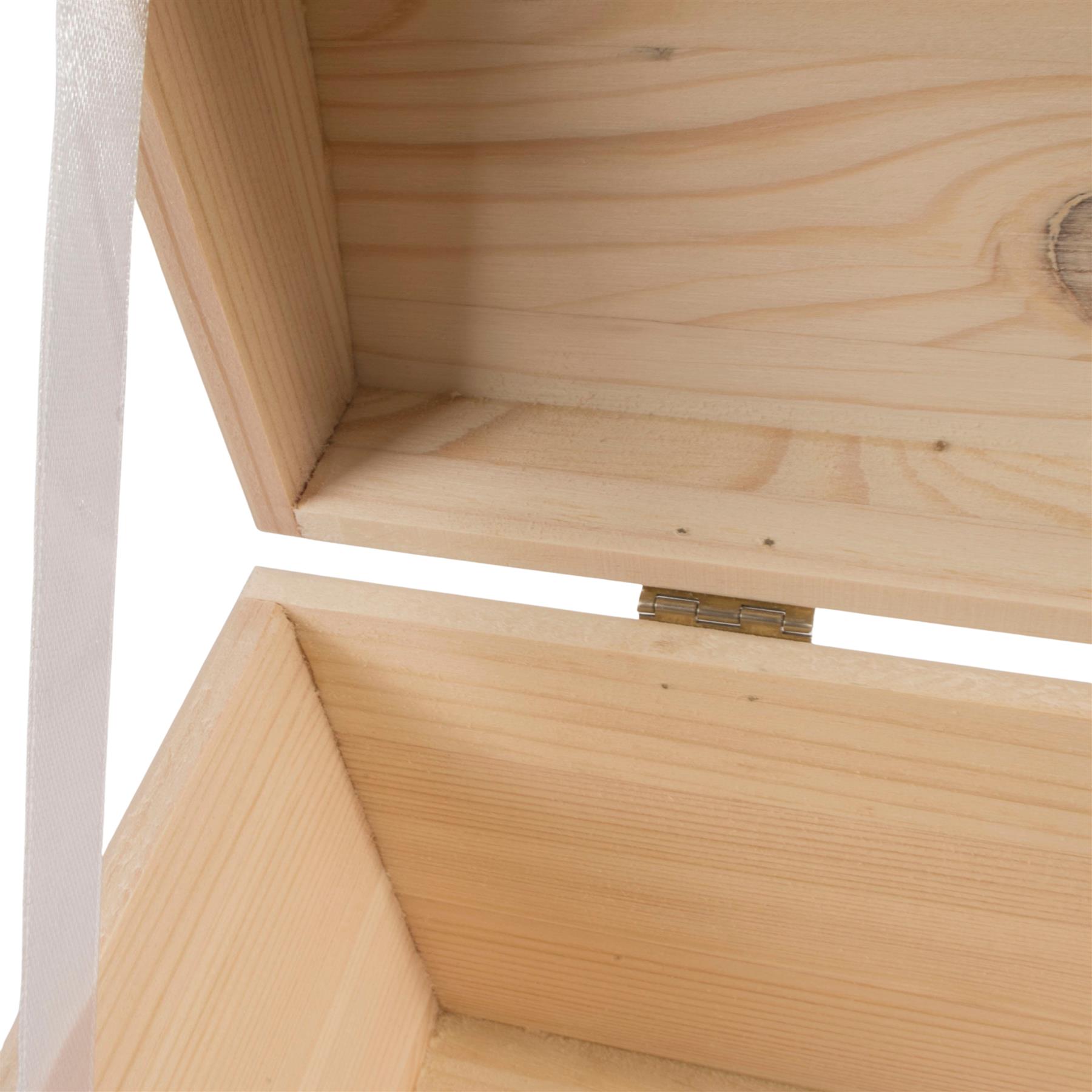 Wooden Storage Boxes / 5 Sizes / Treasure Chest Keepsake Trinket Memory Souvenir - Picture 49 of 70