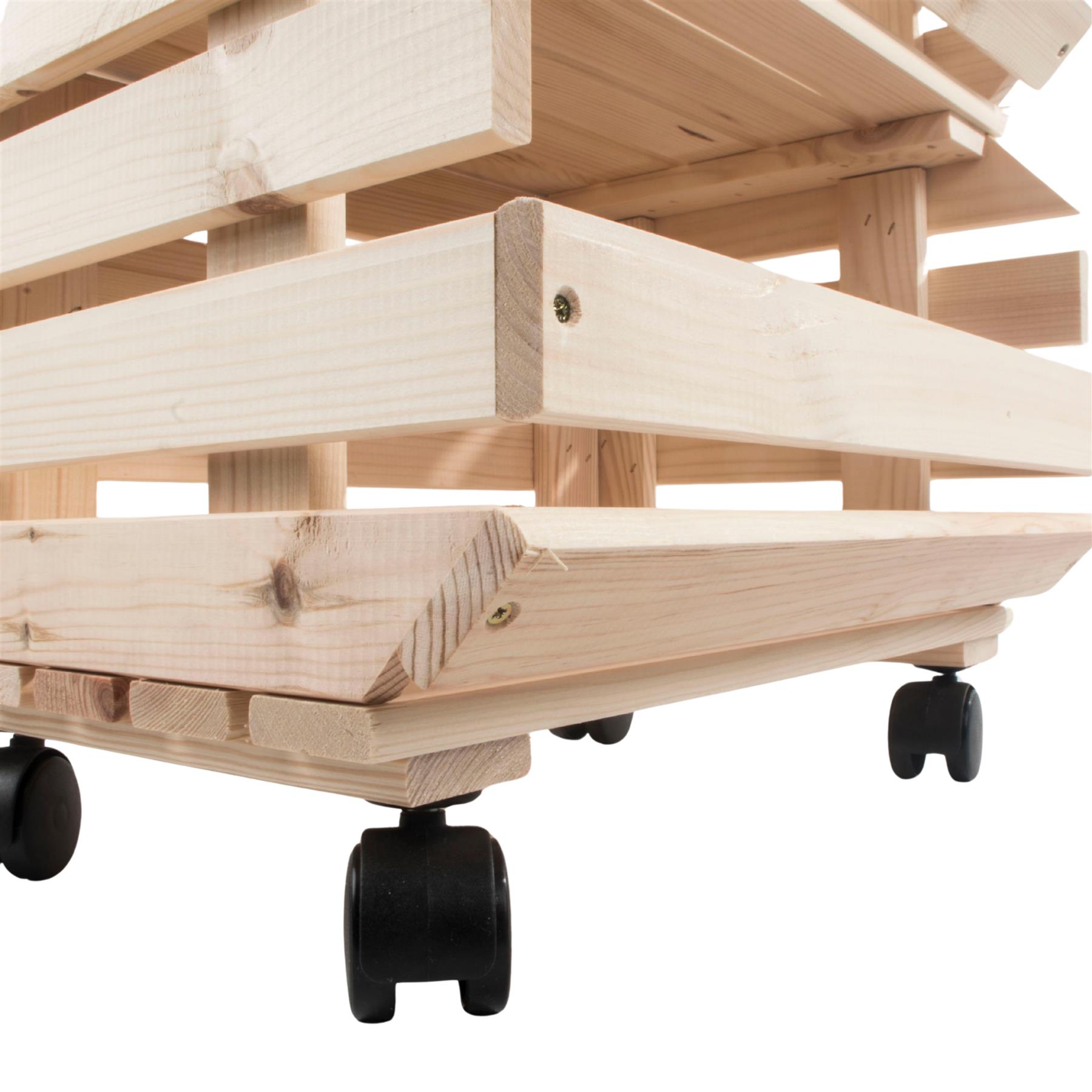 Wooden Unpainted Stackable Storage Box Crate Container Display Unit 1-3 Tier - Picture 44 of 49
