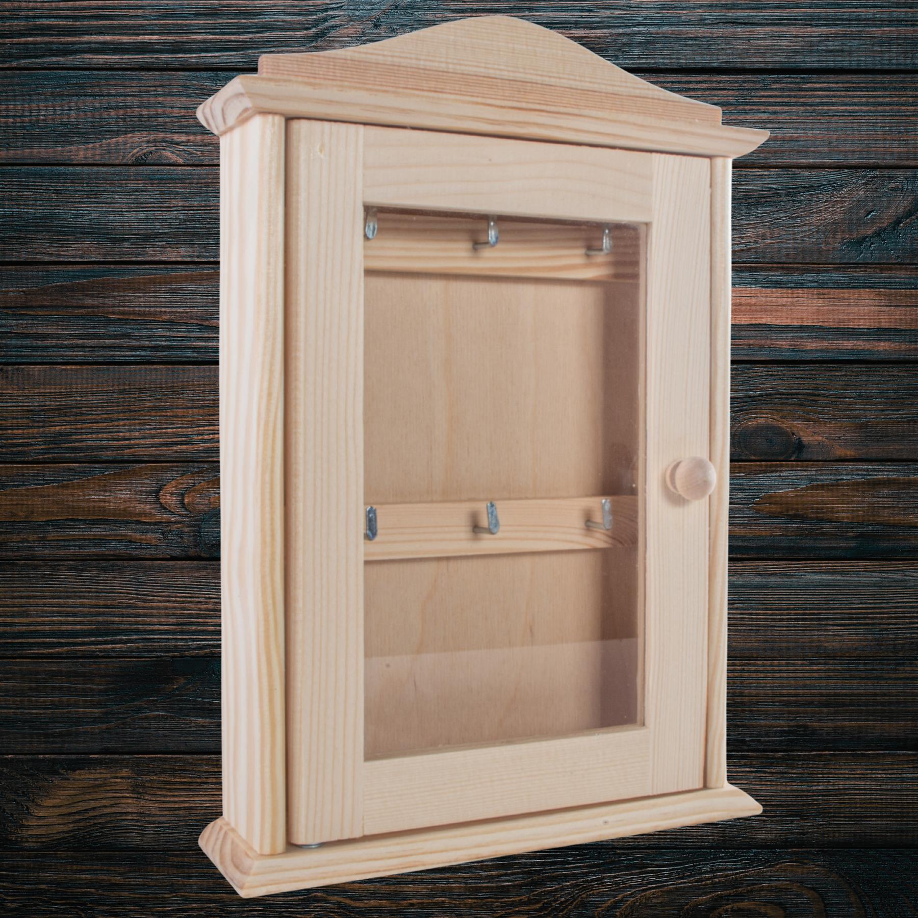 Wooden Key Box Decorative Wall Hanging Cabinet Rack Holder Cupboard Organiser - Picture 69 of 105