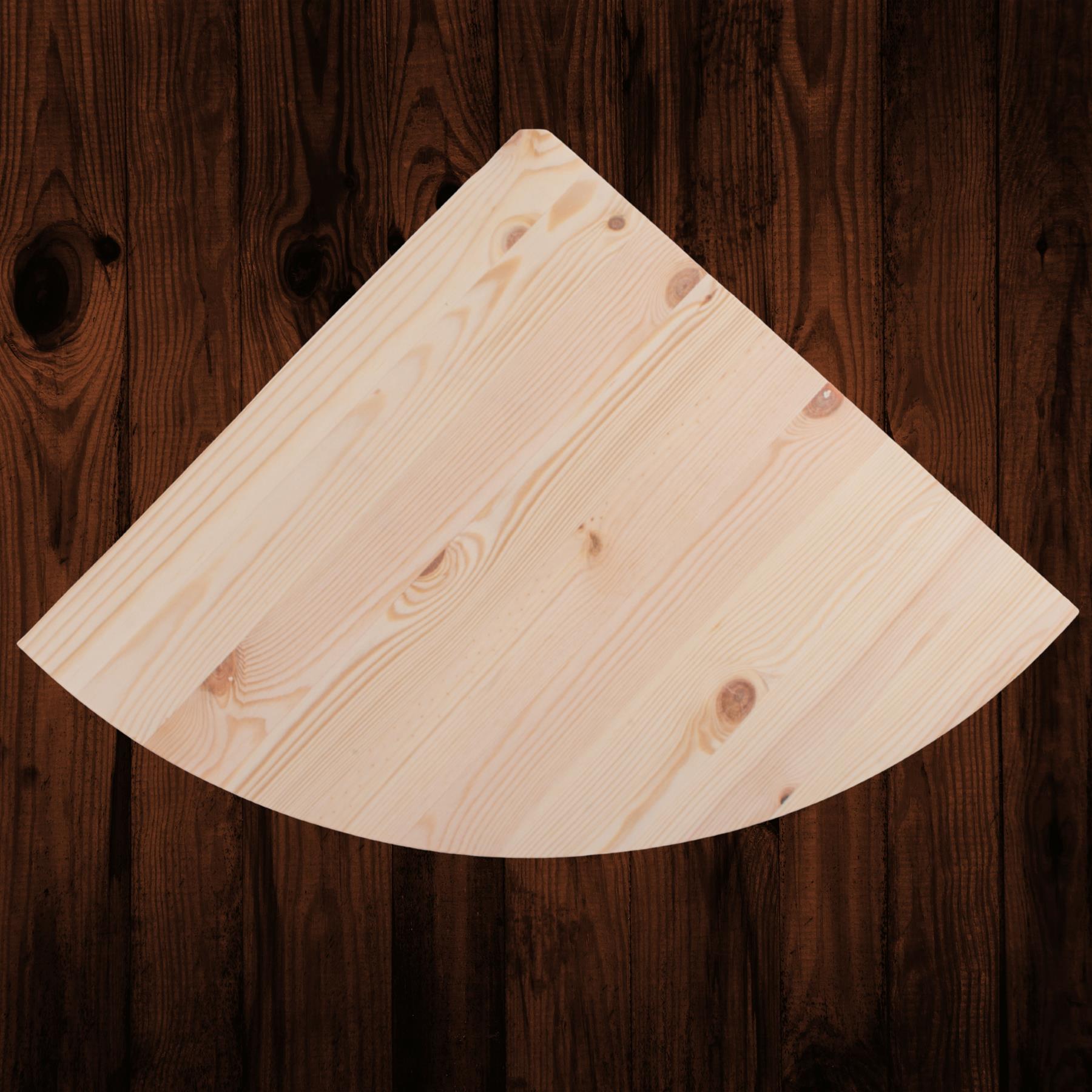 Natural Wooden Corner Shelf / 3 Sizes / Pine Floating Wall Display Shelves DIY - Picture 30 of 39