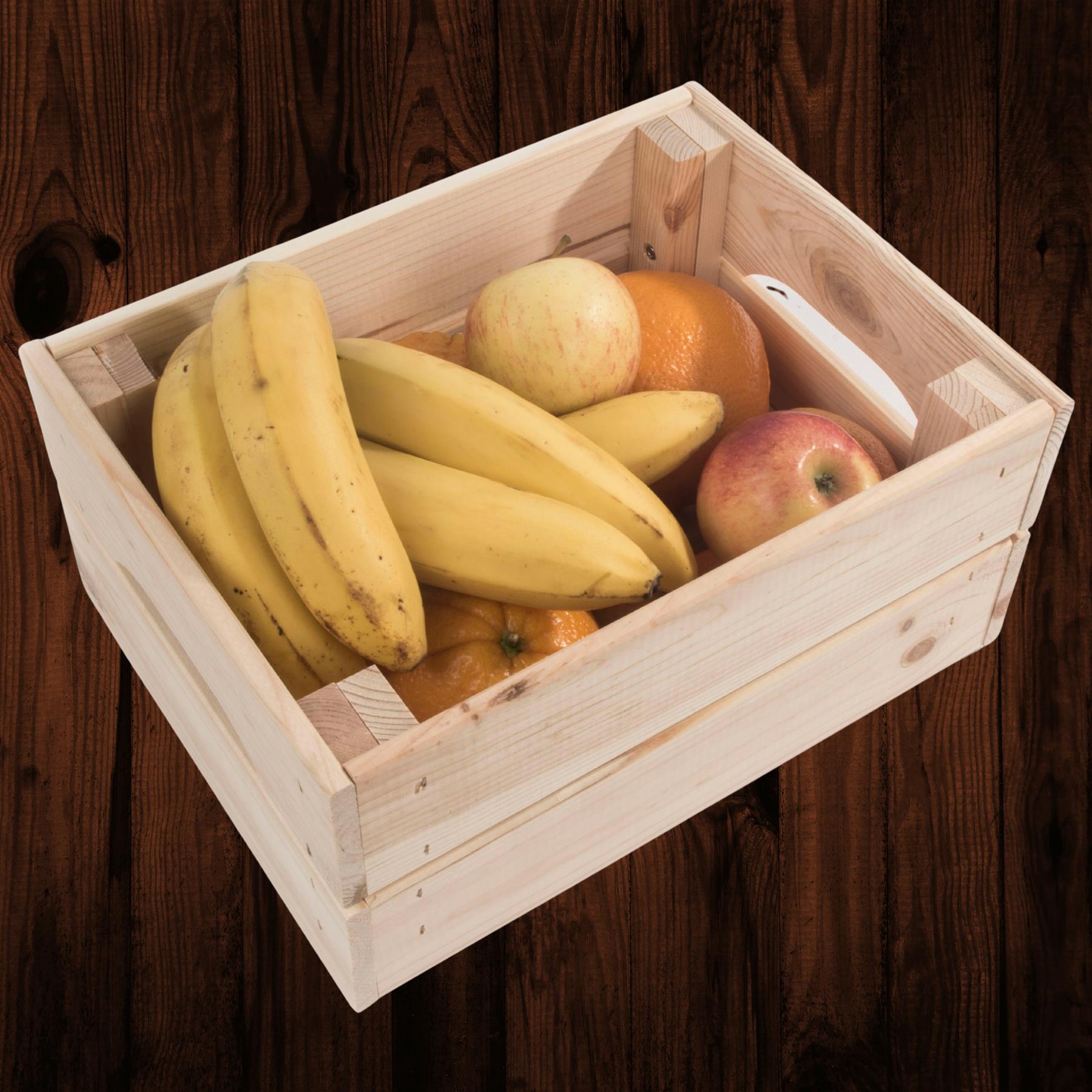 Wooden Crates Storage Boxes /2 Sizes/ Plain Unpainted Pinewood To Decorate Craft - Picture 33 of 40