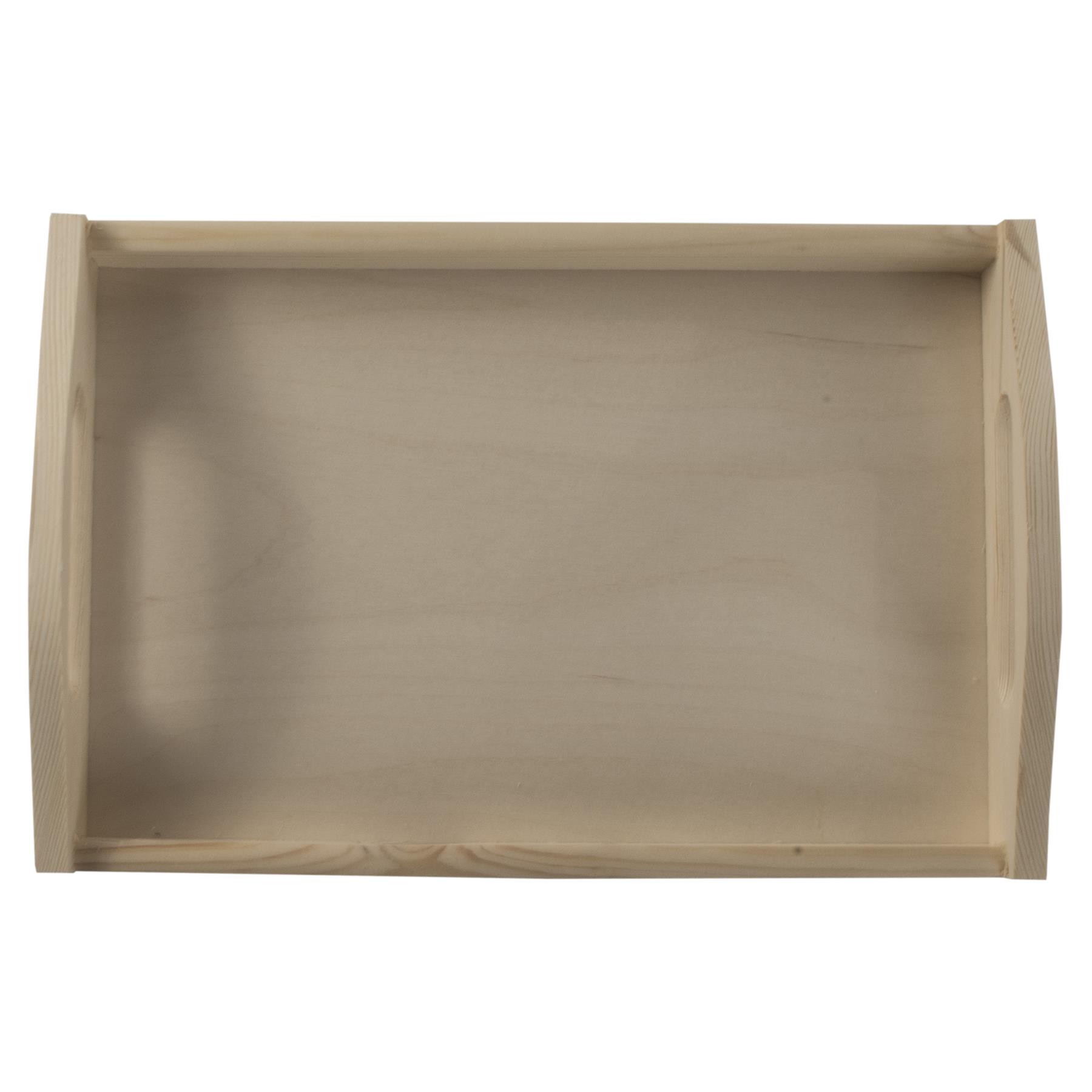 Decorative Serving Trays | Plain Pinewood | Tea Coffee Milk Breakfast Parties - Picture 32 of 144