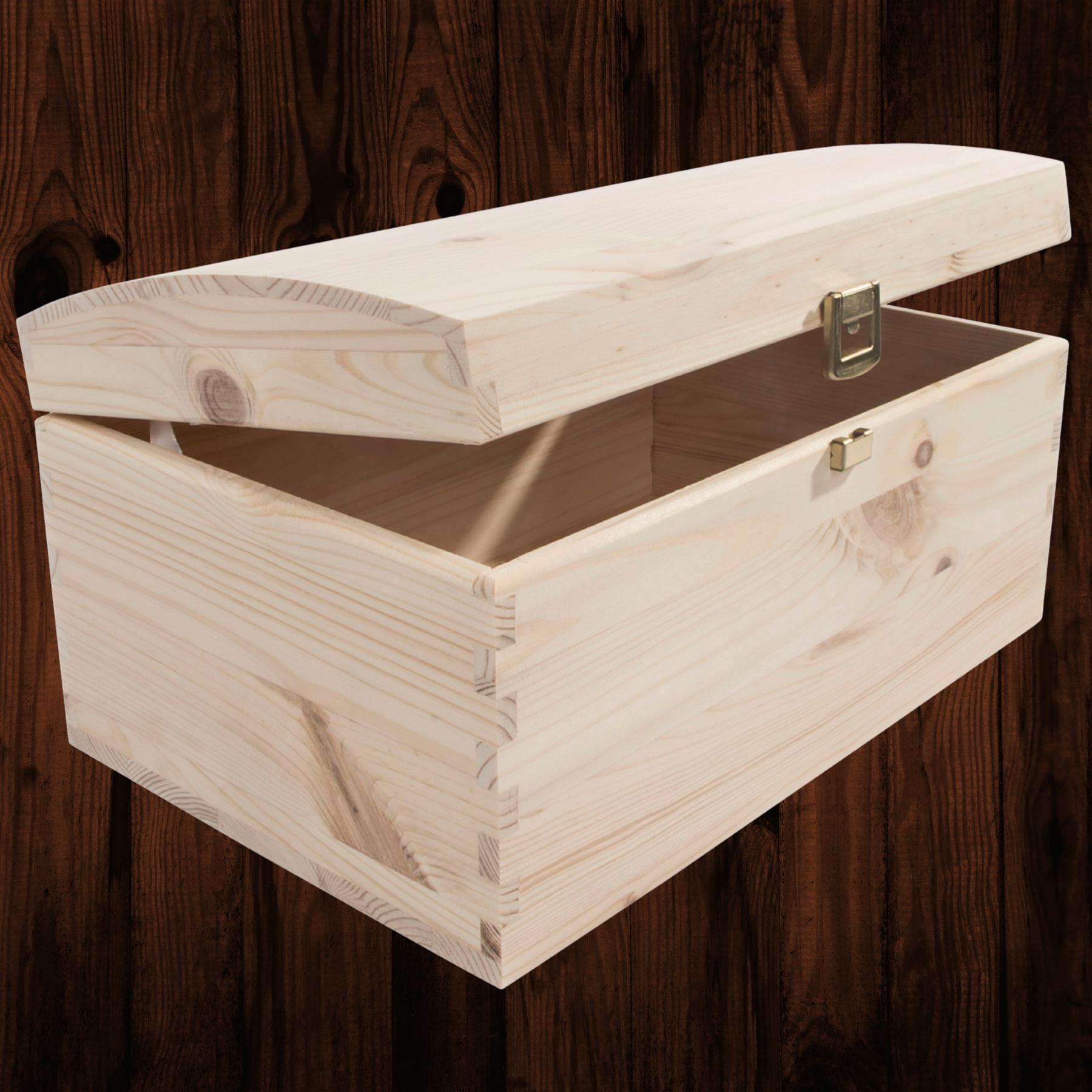 Wooden Storage Boxes / 5 Sizes / Treasure Chest Keepsake Trinket Memory Souvenir - Picture 28 of 70