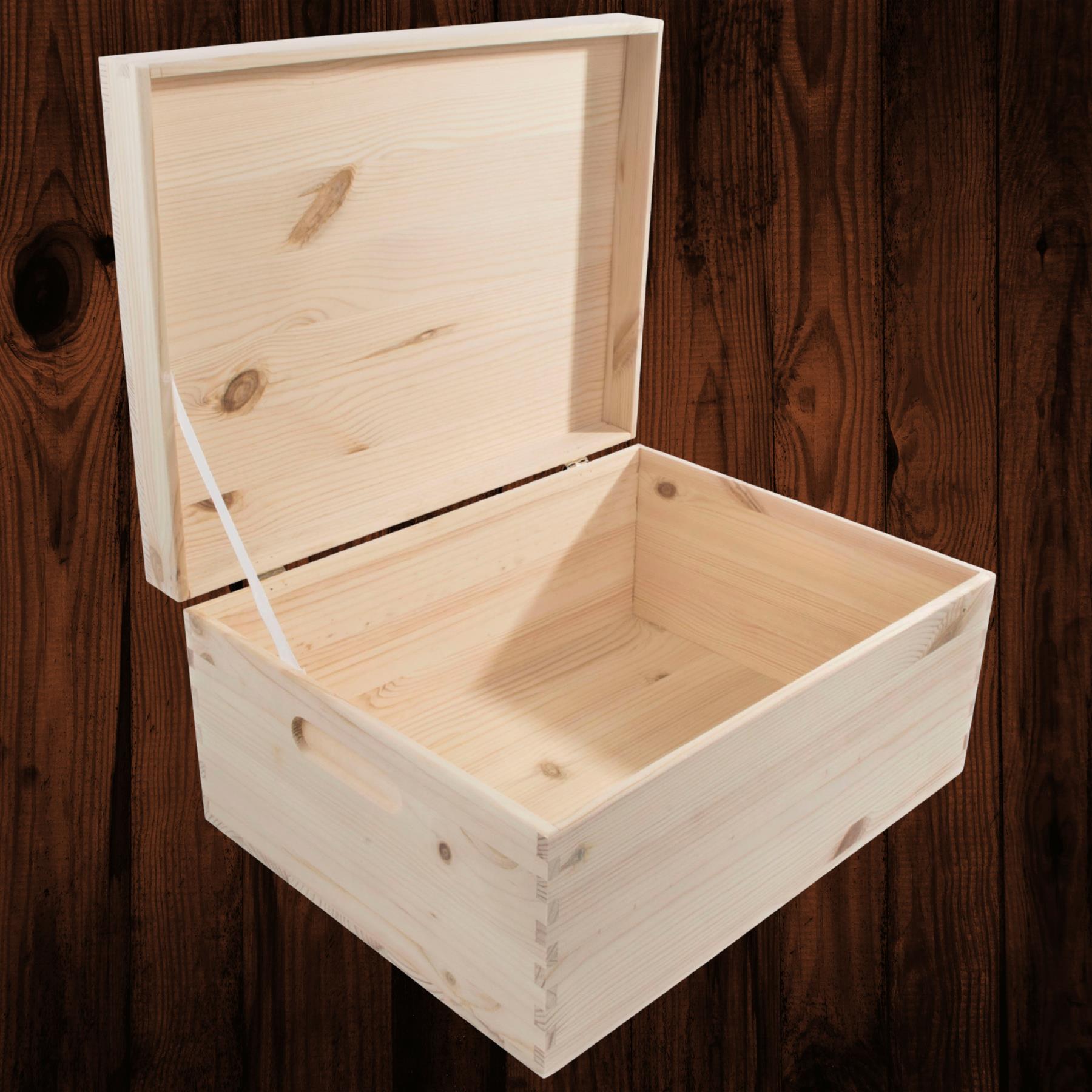 Wooden Boxes / Choice of 5 Sizes / Home Storage Keepsake Memory Solutions DIY - Picture 81 of 81
