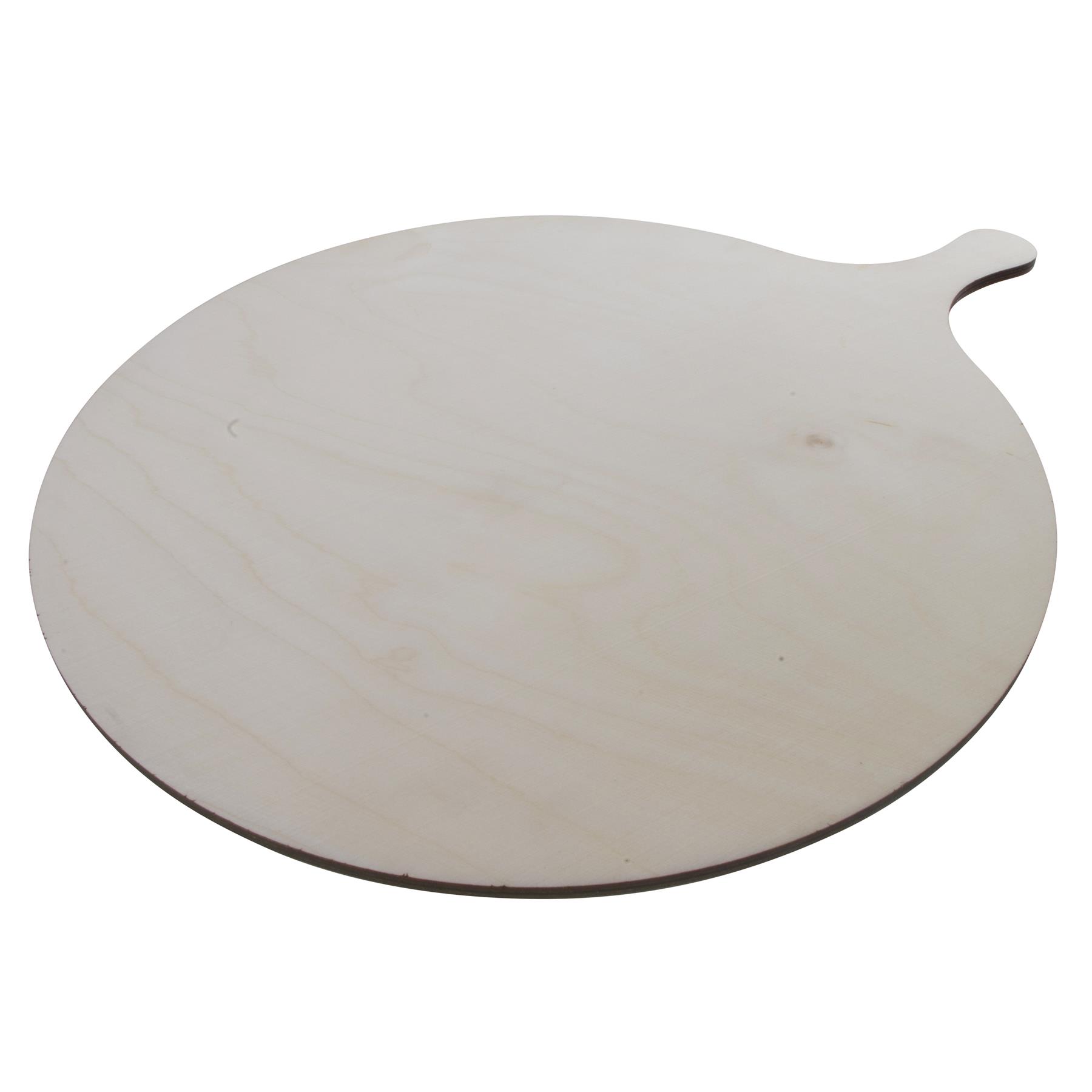 Wooden Pizza Serving Board | 2 Sizes |Round Plate Paddle Peel Cakes Bread Baking - Picture 18 of 23