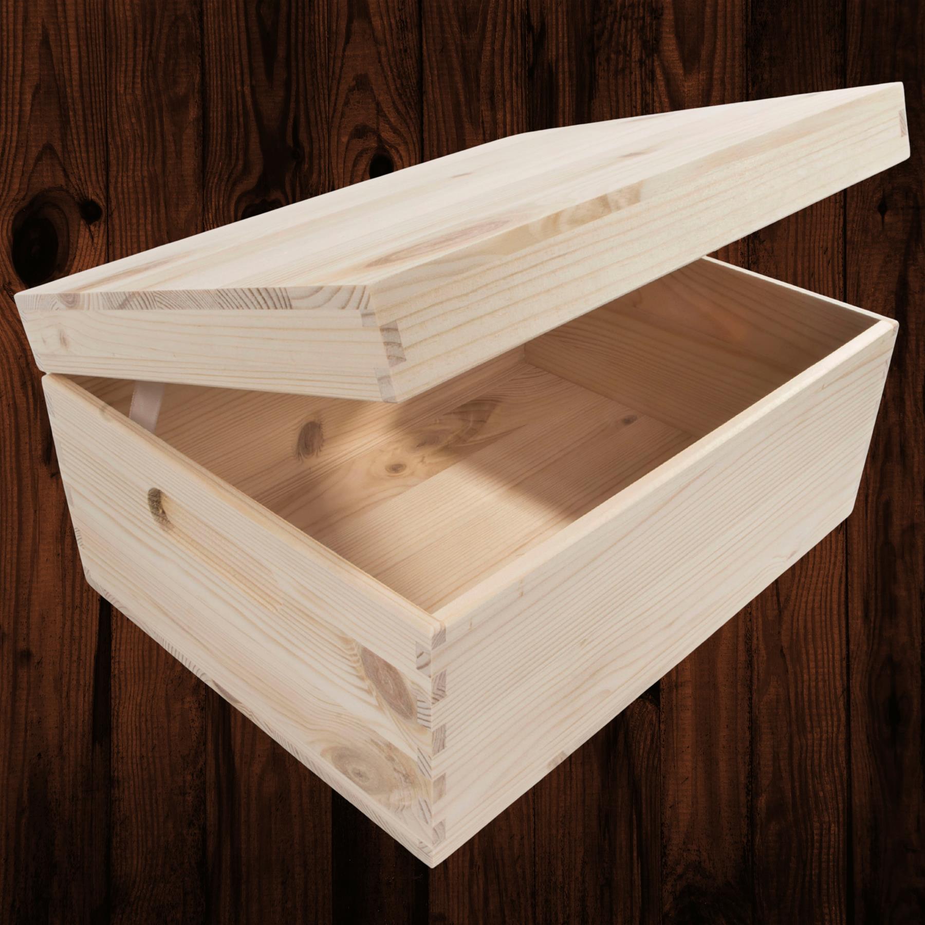 Wooden Boxes / Choice of 5 Sizes / Home Storage Keepsake Memory Solutions DIY - Picture 49 of 81