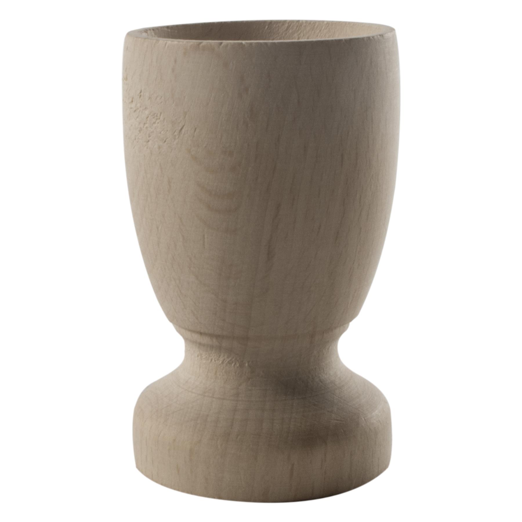 Wooden Egg Cups Natural Beech Serving Breakfast Holder Stands Kitchen Dining - Picture 5 of 27