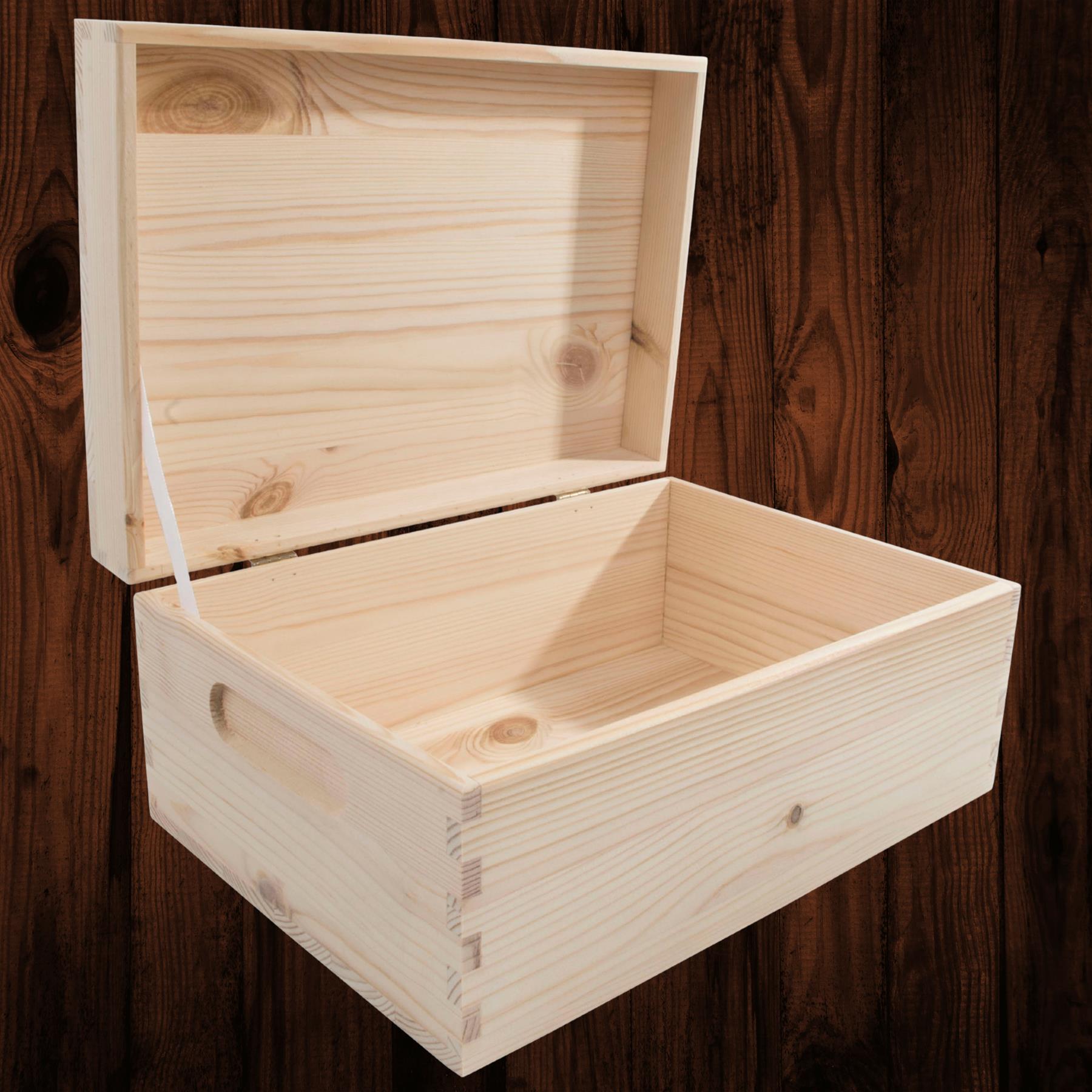 Wooden Boxes / Choice of 5 Sizes / Home Storage Keepsake Memory Solutions DIY - Picture 36 of 81