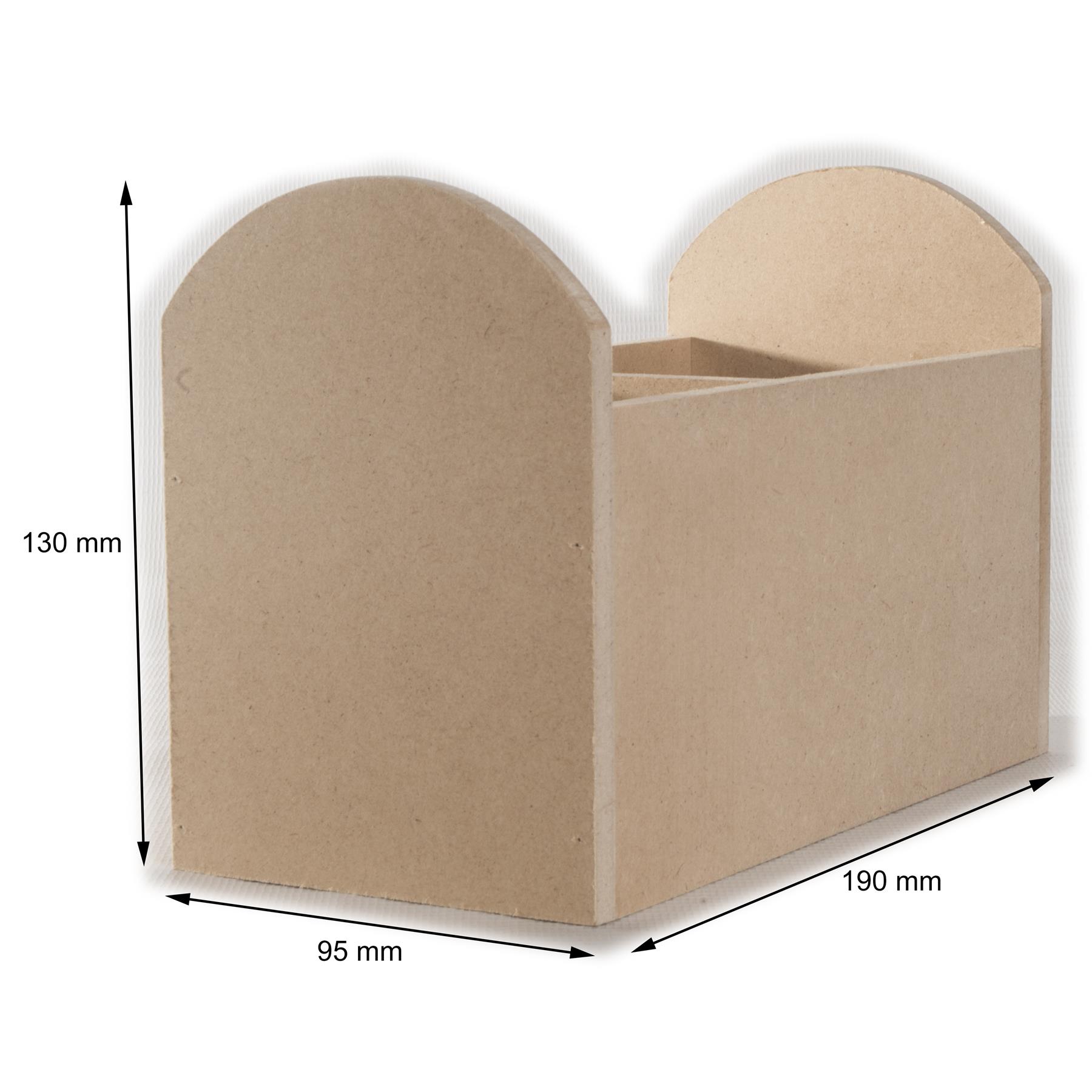 Choice of MDF Plain Multipurpose Small Boxes Storage Organisers for