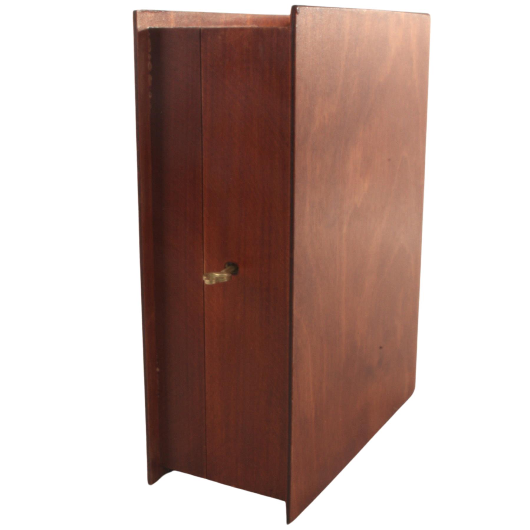 Hand-stained Deep Wooden Book Box Key Lockable Keepsake Jewellery Trinket Holder - Picture 32 of 33