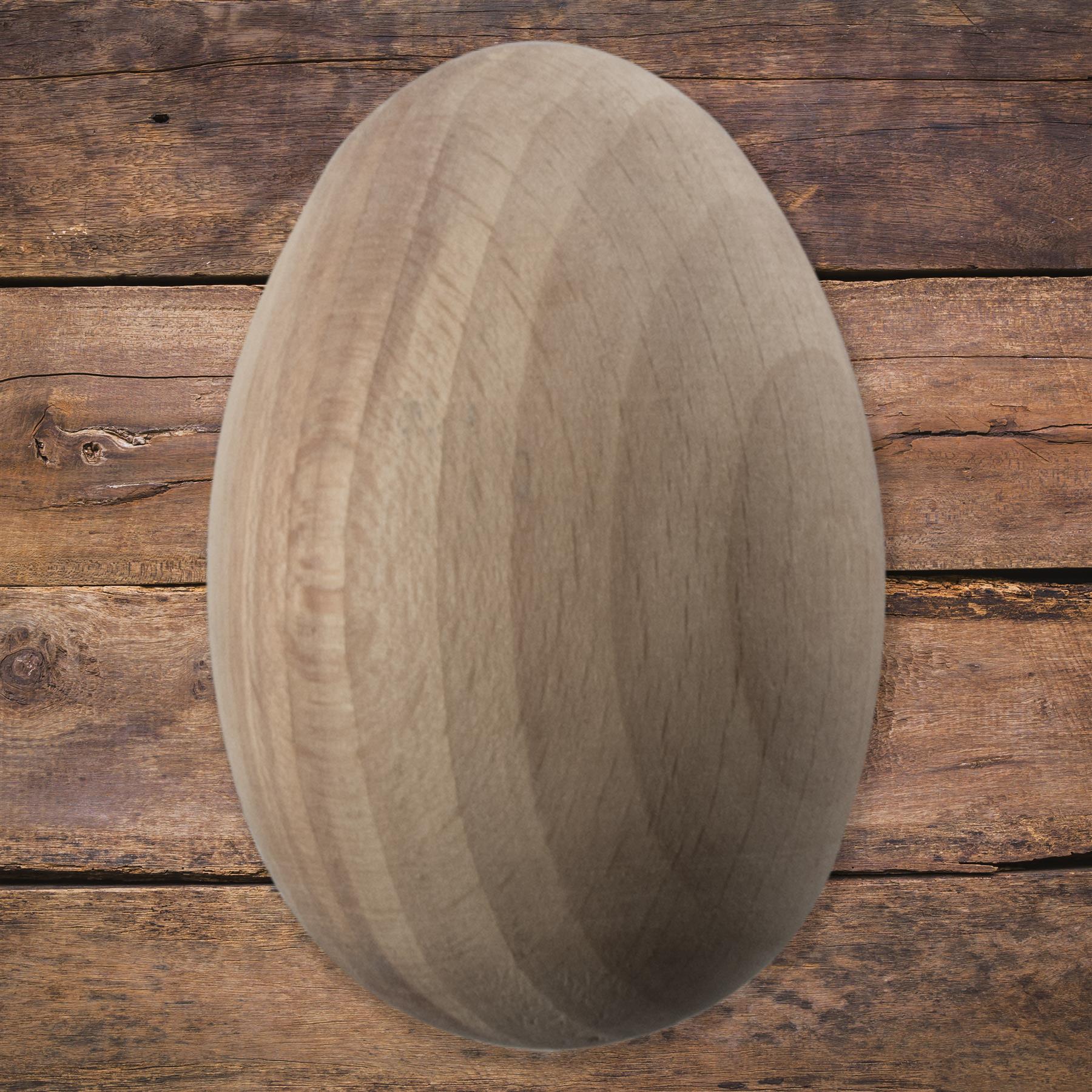 Wooden Eggs |3 Sizes| Natural Beech Plain Easter Decorations Crafts Woodworking - Picture 16 of 34