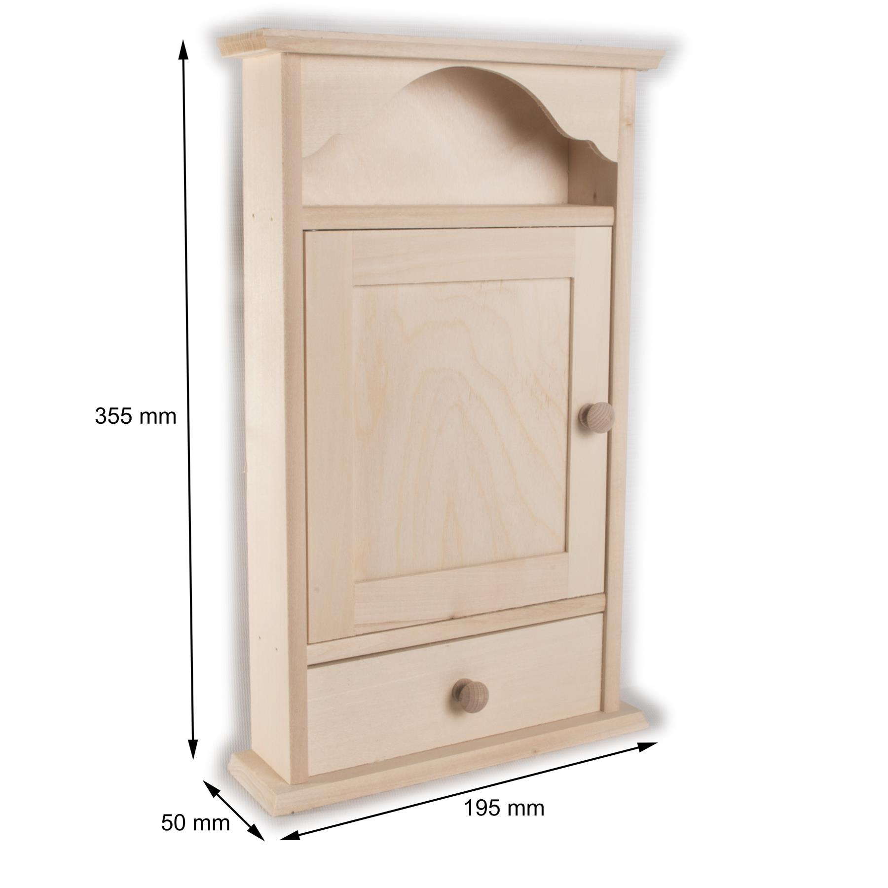 Wooden Key Box Decorative Wall Hanging Cabinet Rack Holder Cupboard Organiser - Picture 99 of 105