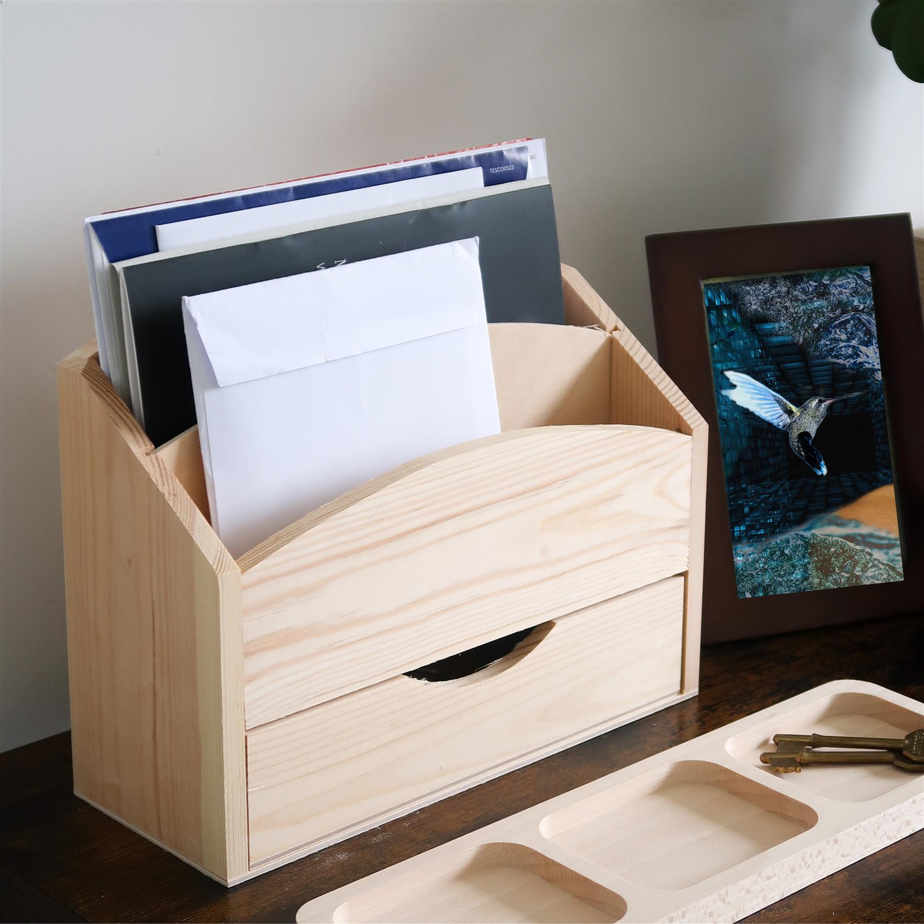 Briefregal aus Holz | verschiedene Formen | Posteingang Displaysortierer | Klarholz - Bild 40 von 50