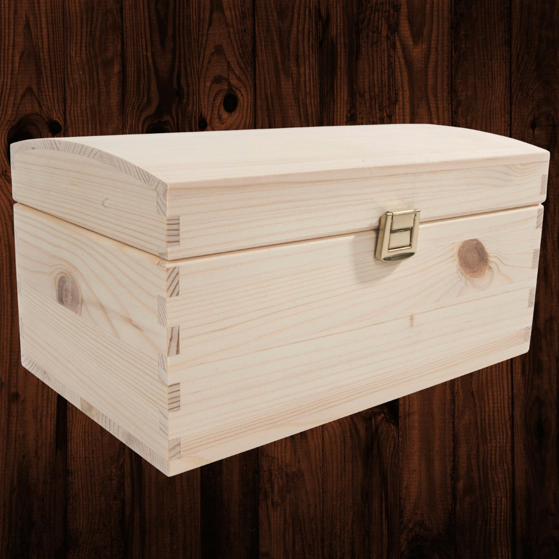Wooden Storage Boxes / 5 Sizes / Treasure Chest Keepsake Trinket Memory Souvenir - Picture 17 of 70