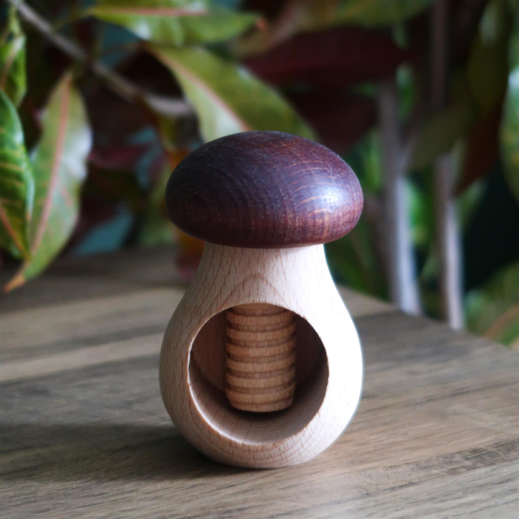 Cascanueces de madera regalo de Navidad cocina herramienta de madera nueces avellanas agrietadas - Imagen 22 de 37