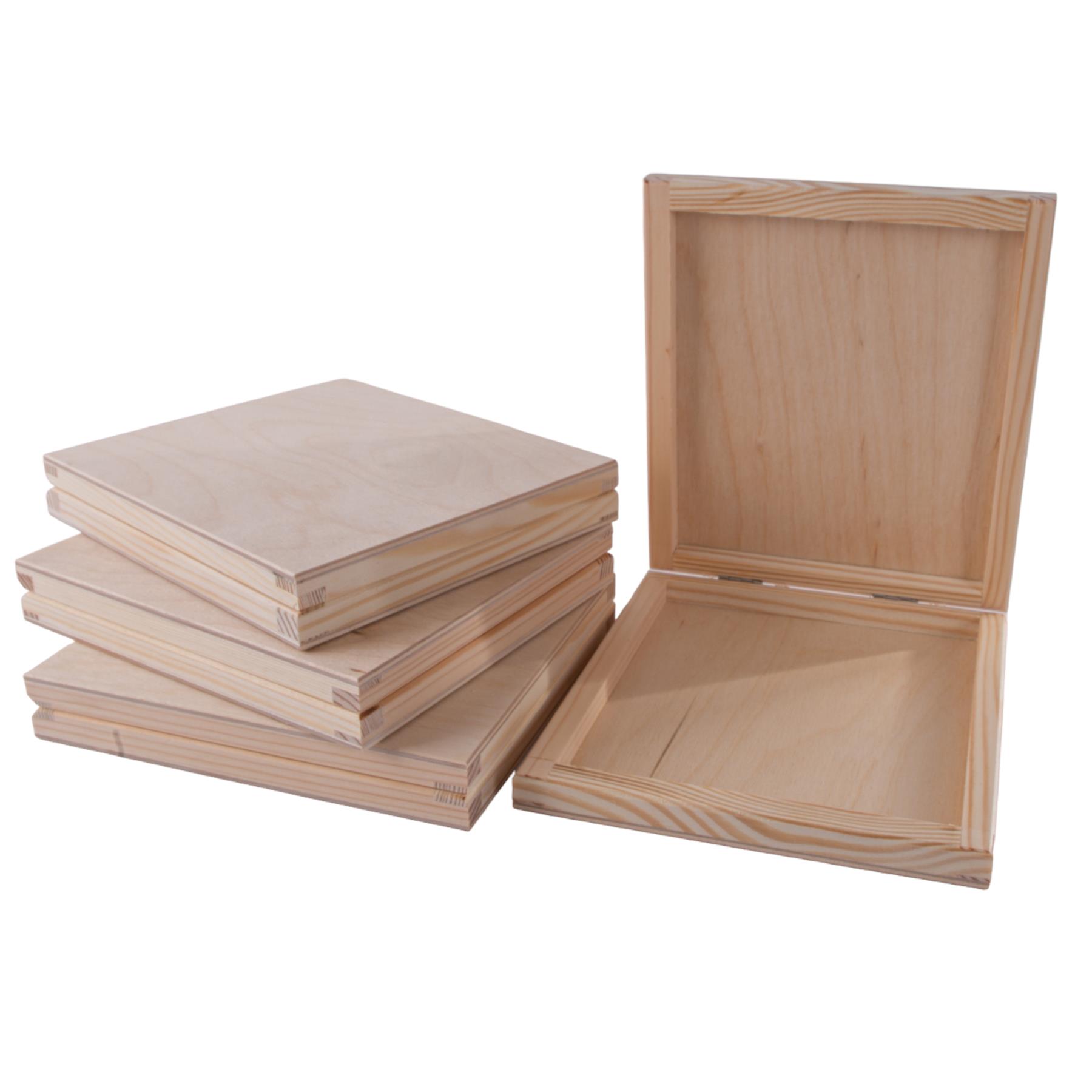Wooden Storage Boxes for CDs | Decorative Case | Paint Engrave Personalise DIY - Picture 16 of 20