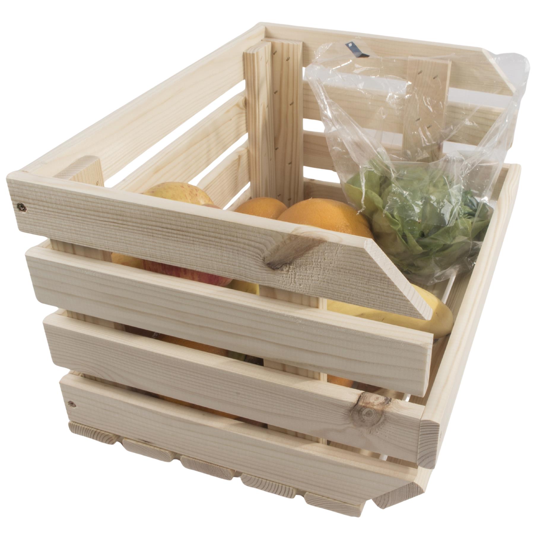 Wooden Unpainted Stackable Storage Box Crate Container Display Unit 1-3 Tier - Picture 22 of 49