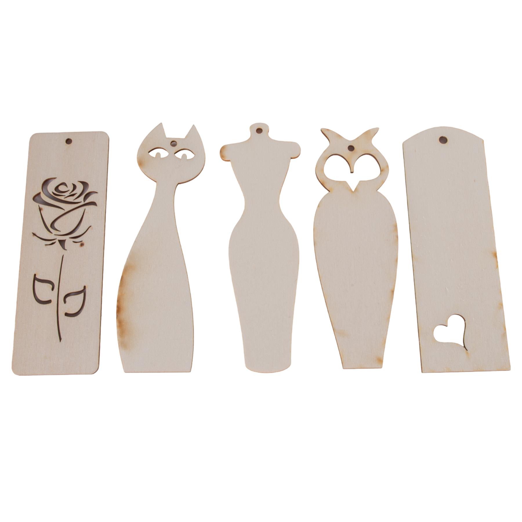 Wooden Bookmarks 7 Shapes - Picture 16 of 19