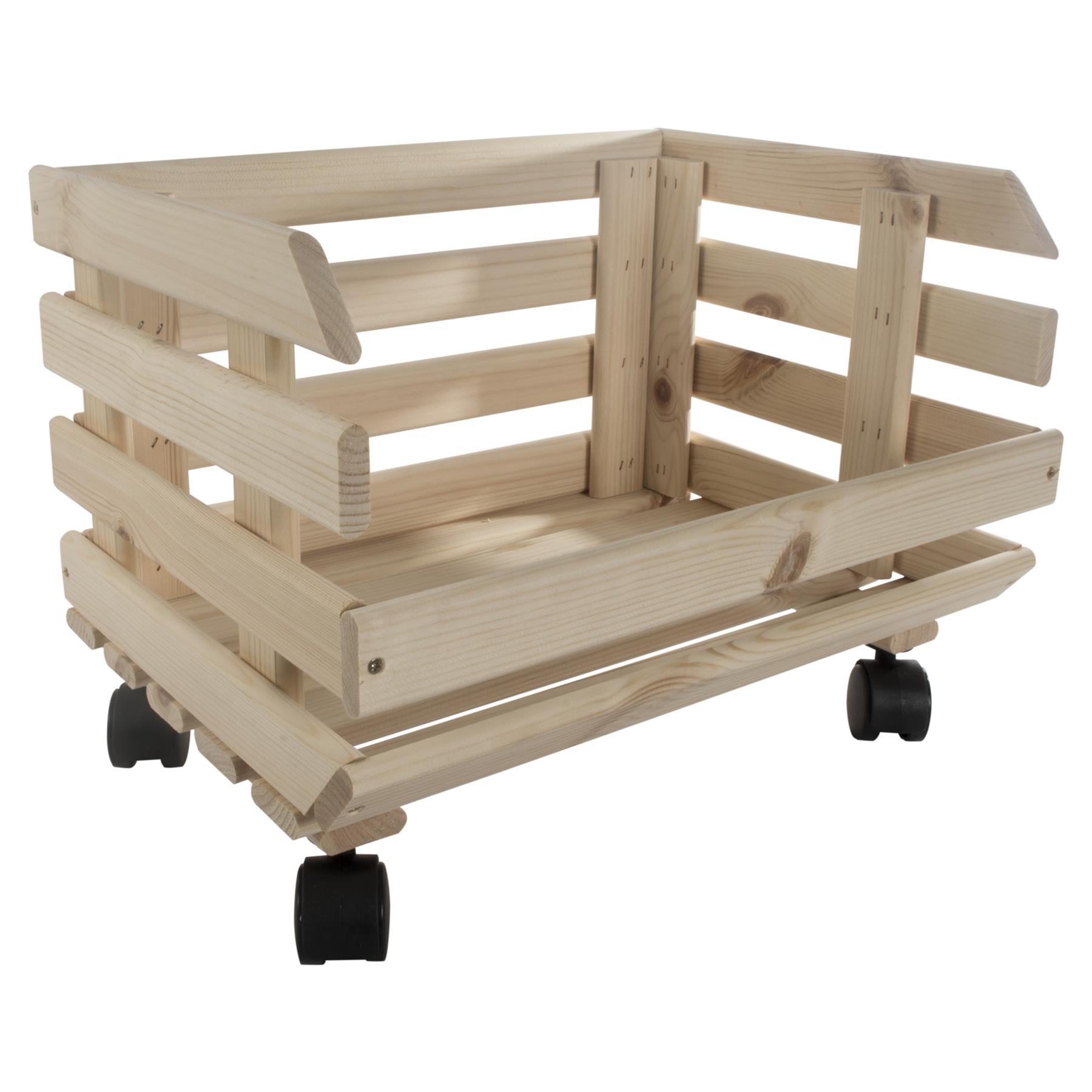 Wooden Unpainted Stackable Storage Box Crate Container Display Unit 1-3 Tier - Picture 18 of 49
