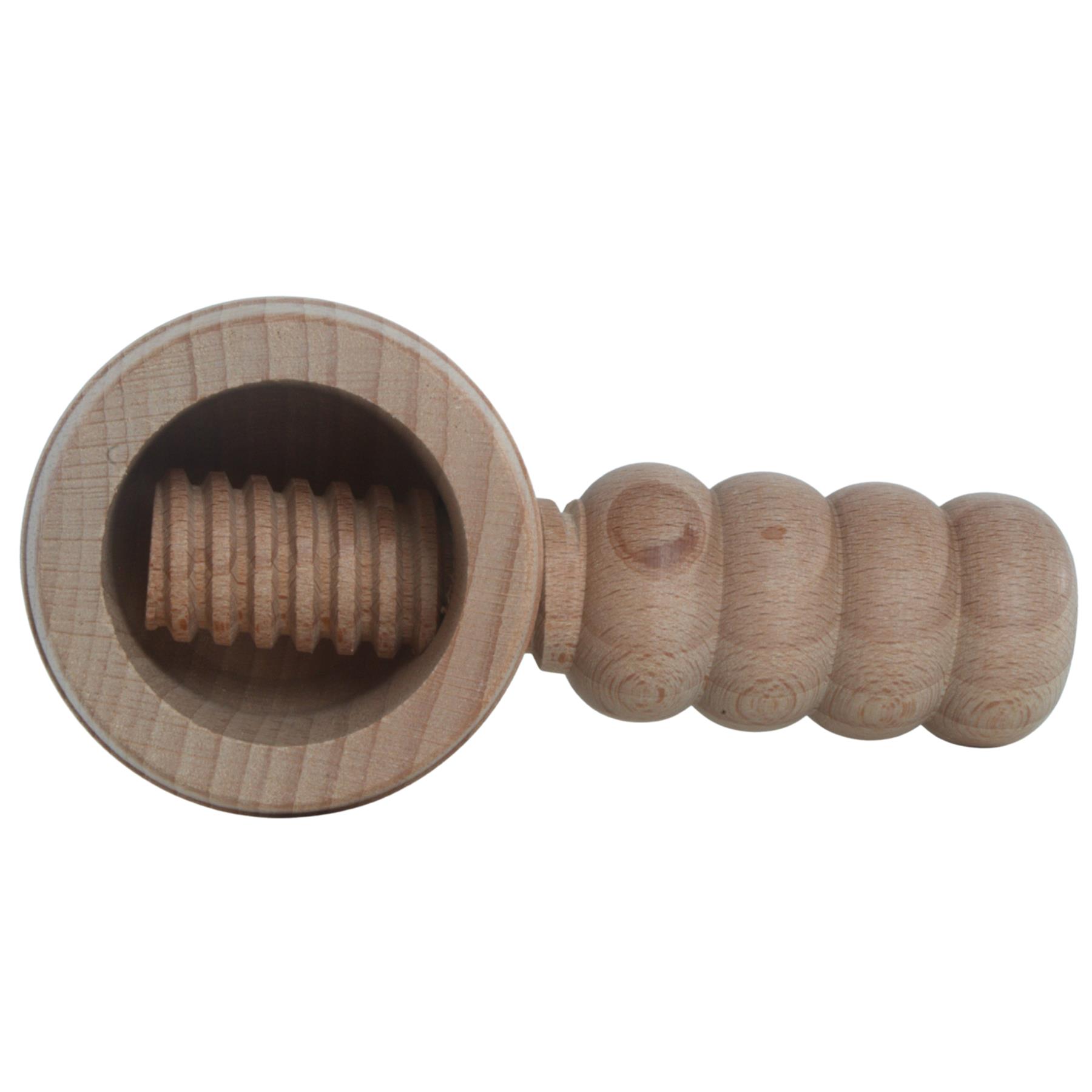 Cascanueces de madera regalo de Navidad cocina herramienta de madera nueces avellanas agrietadas - Imagen 16 de 37